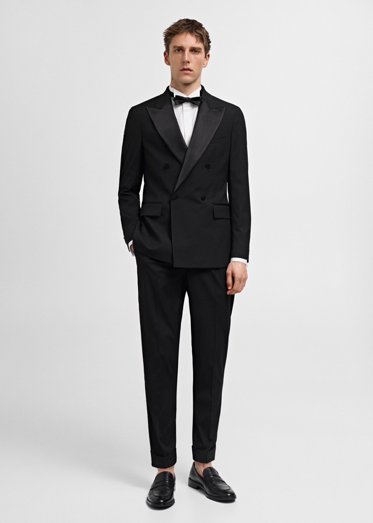 Dressbukse slim fit med stretch - Total bildeutsnitt