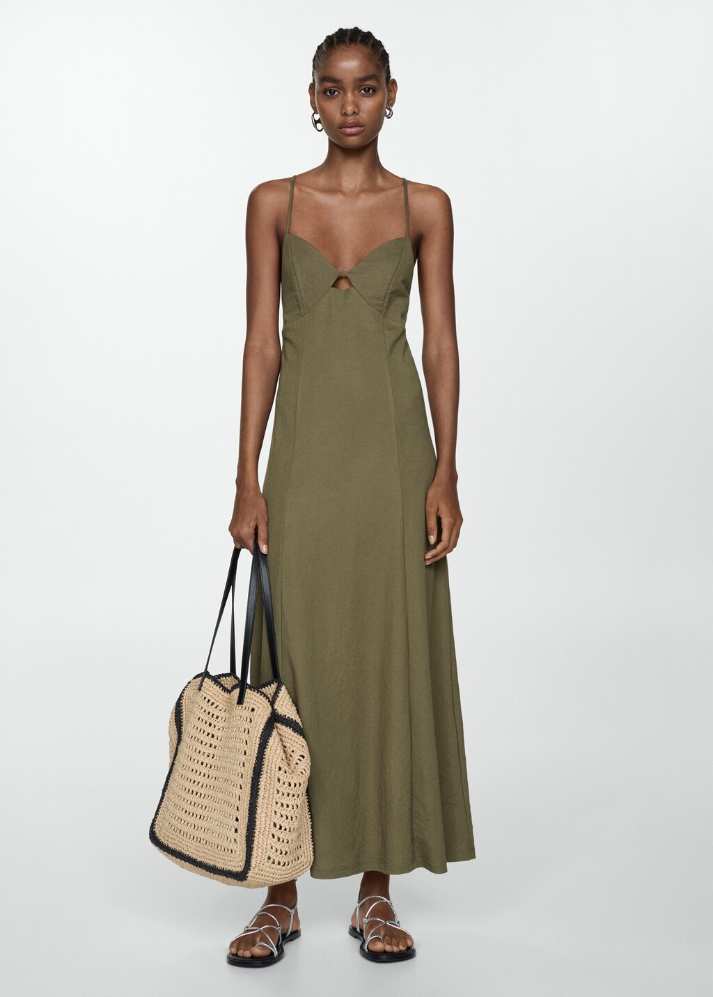 Faux-leather dress Faux-leather dress