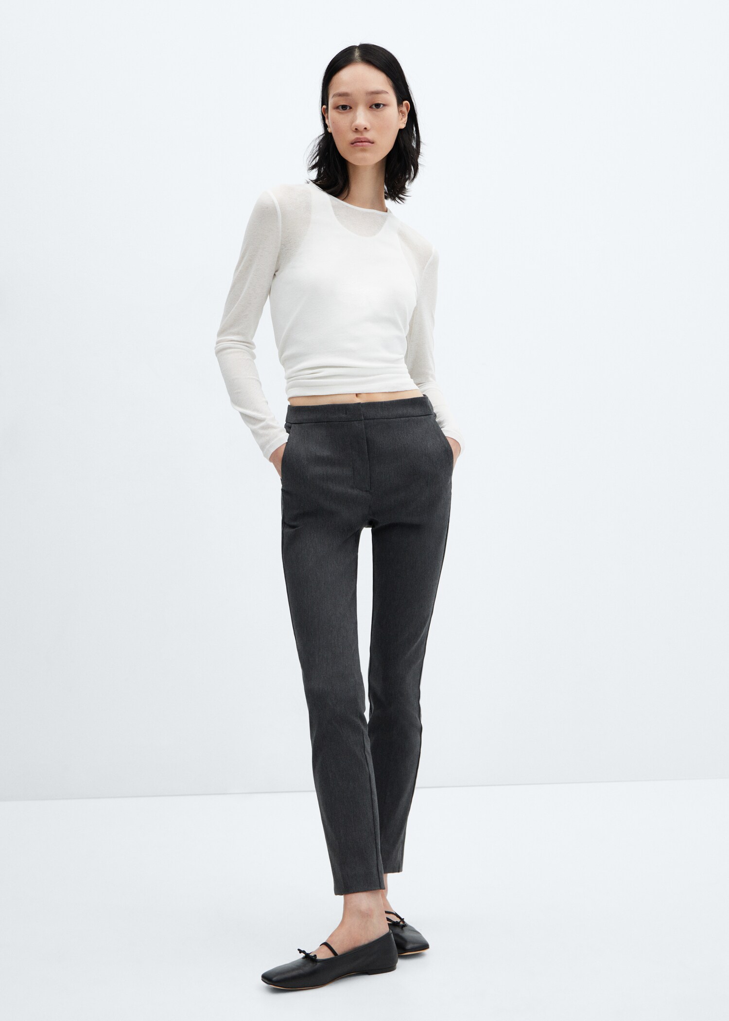 Pantalón skinny crop - Plano general