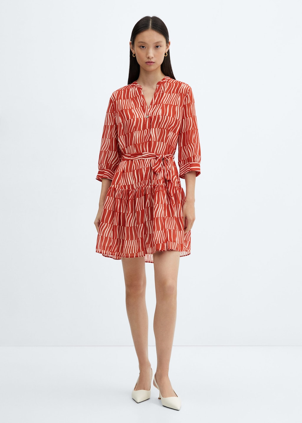 Mango best sale bow dress