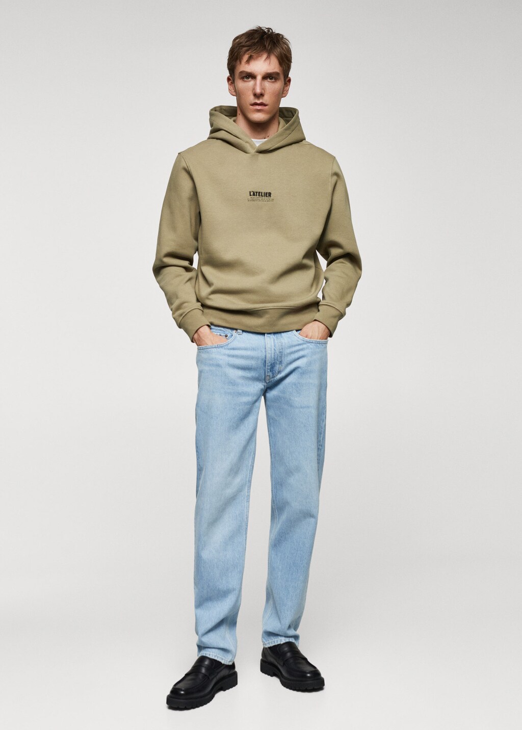 Embroidered shop hoodie mens