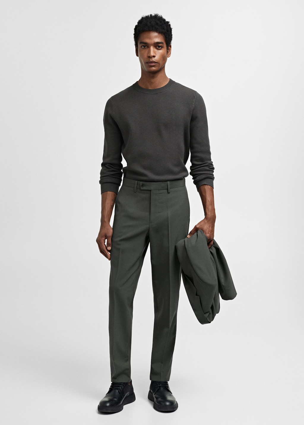 Slim fit on sale trousers men