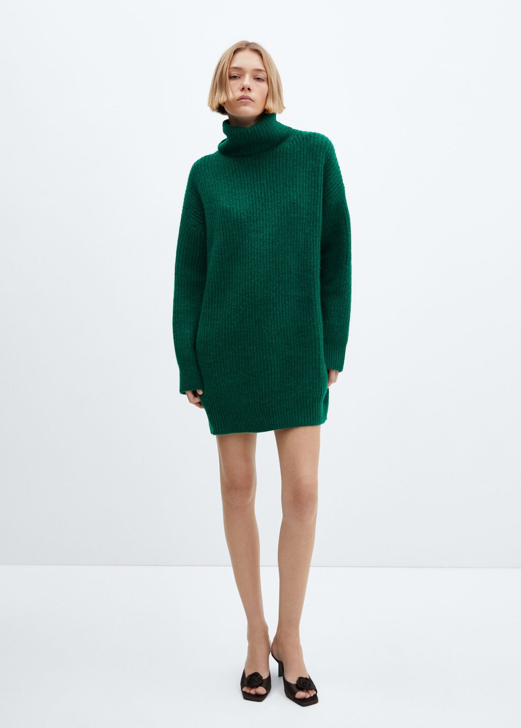 Mango robe laine sale