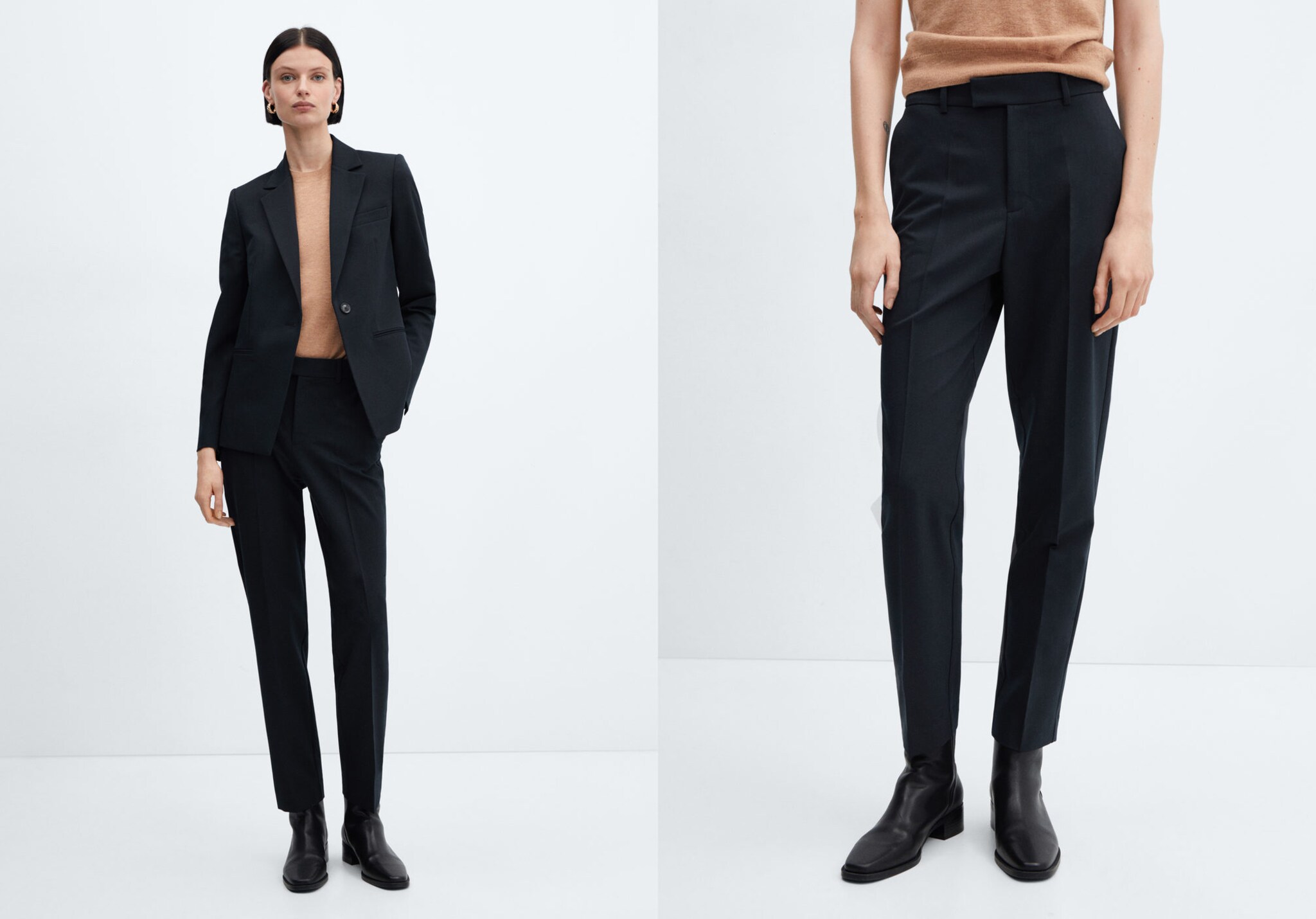 Straight suit trousers - Panoramic plane