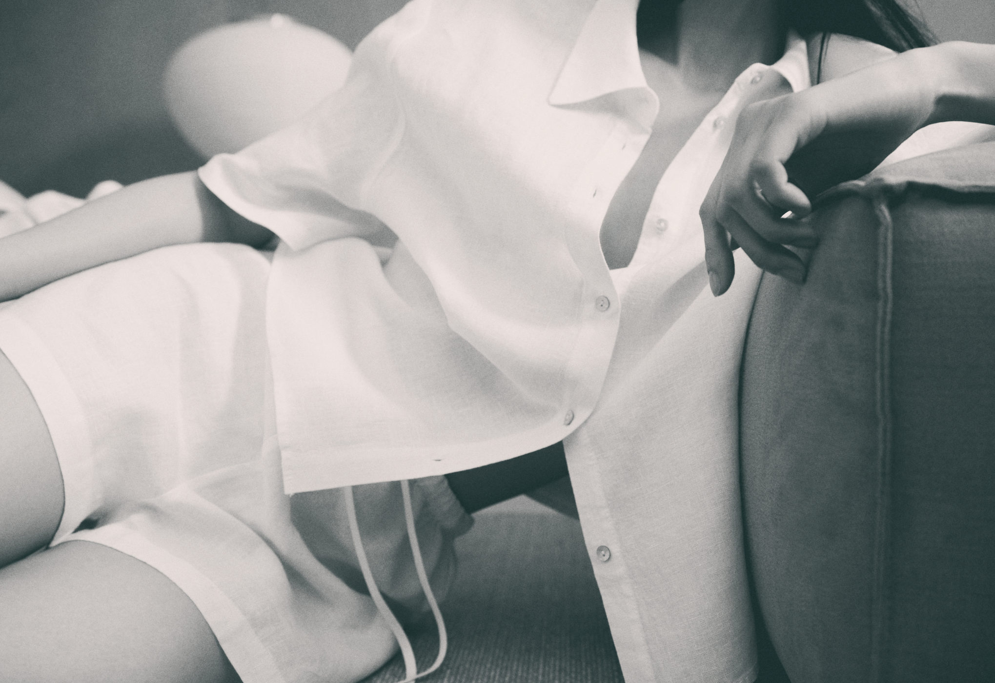 Camicia pigiama lino - Piano panoramico