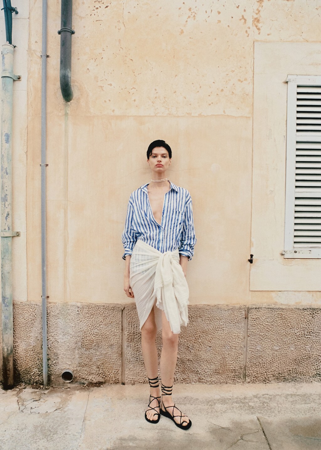 100% cotton striped shirt