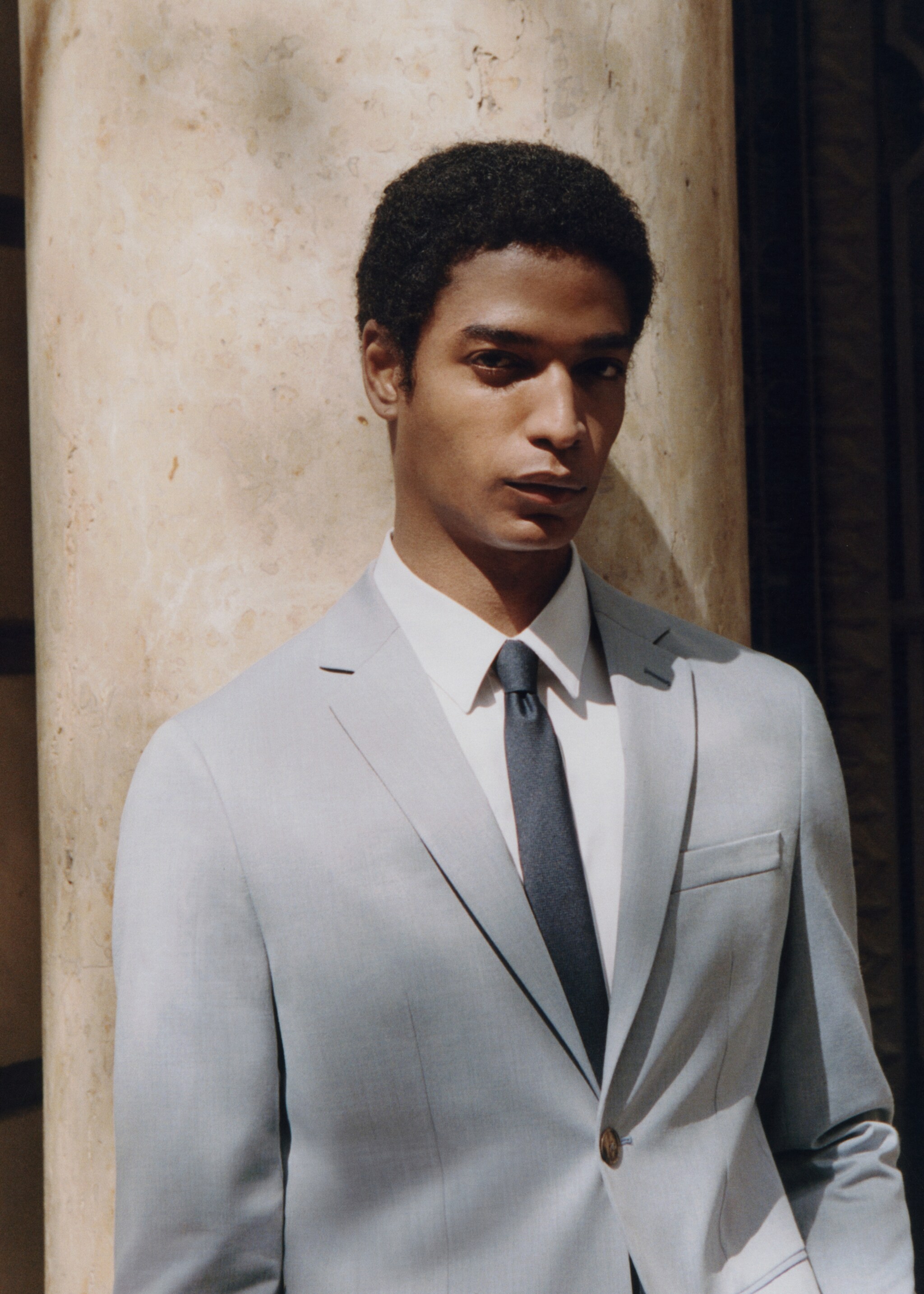 Super slim-fit suit jacket in stretch fabric - Details of the article 9