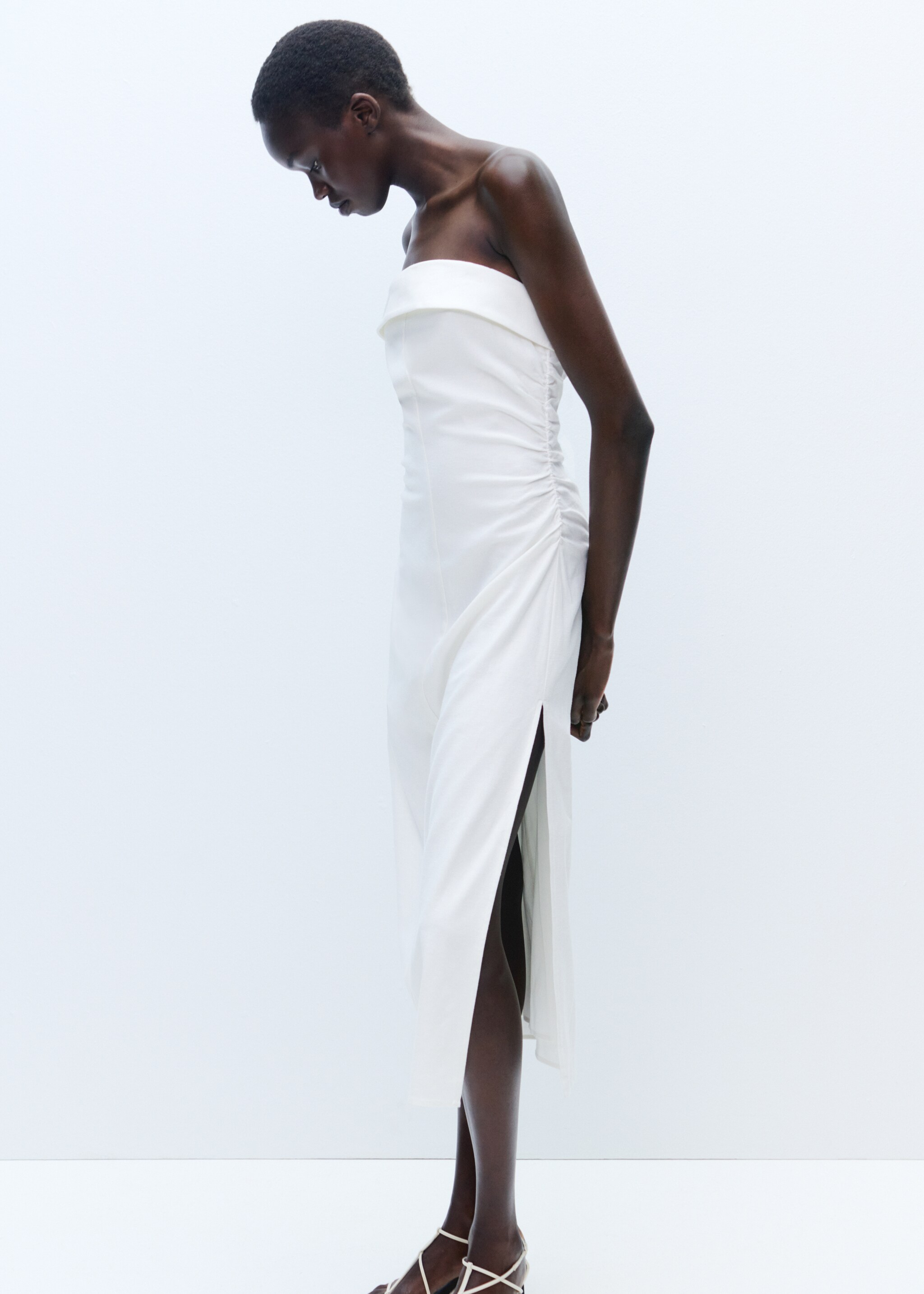 Draped detail dress - Details of the article 7