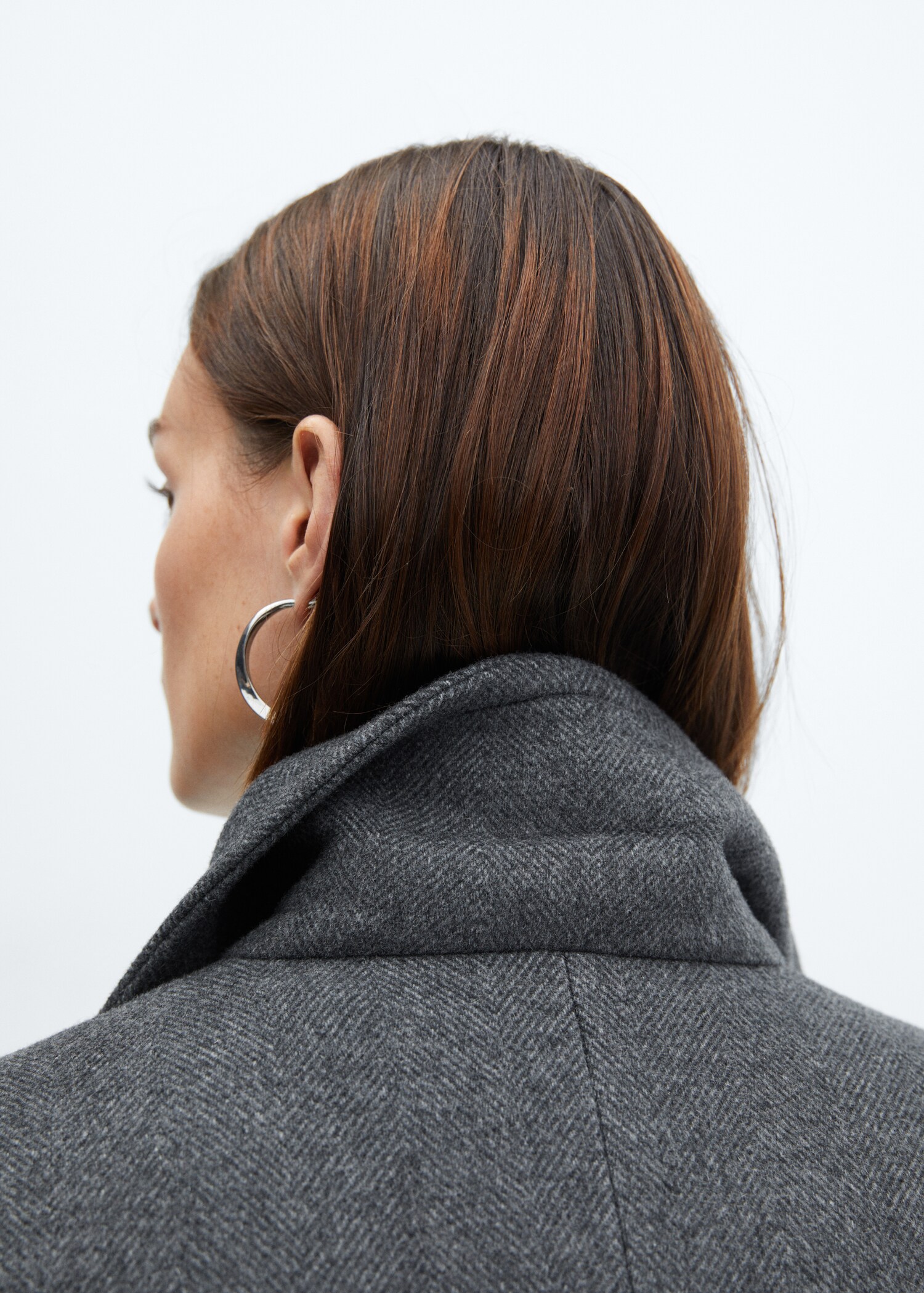 Lapels wool coat - Details of the article 4