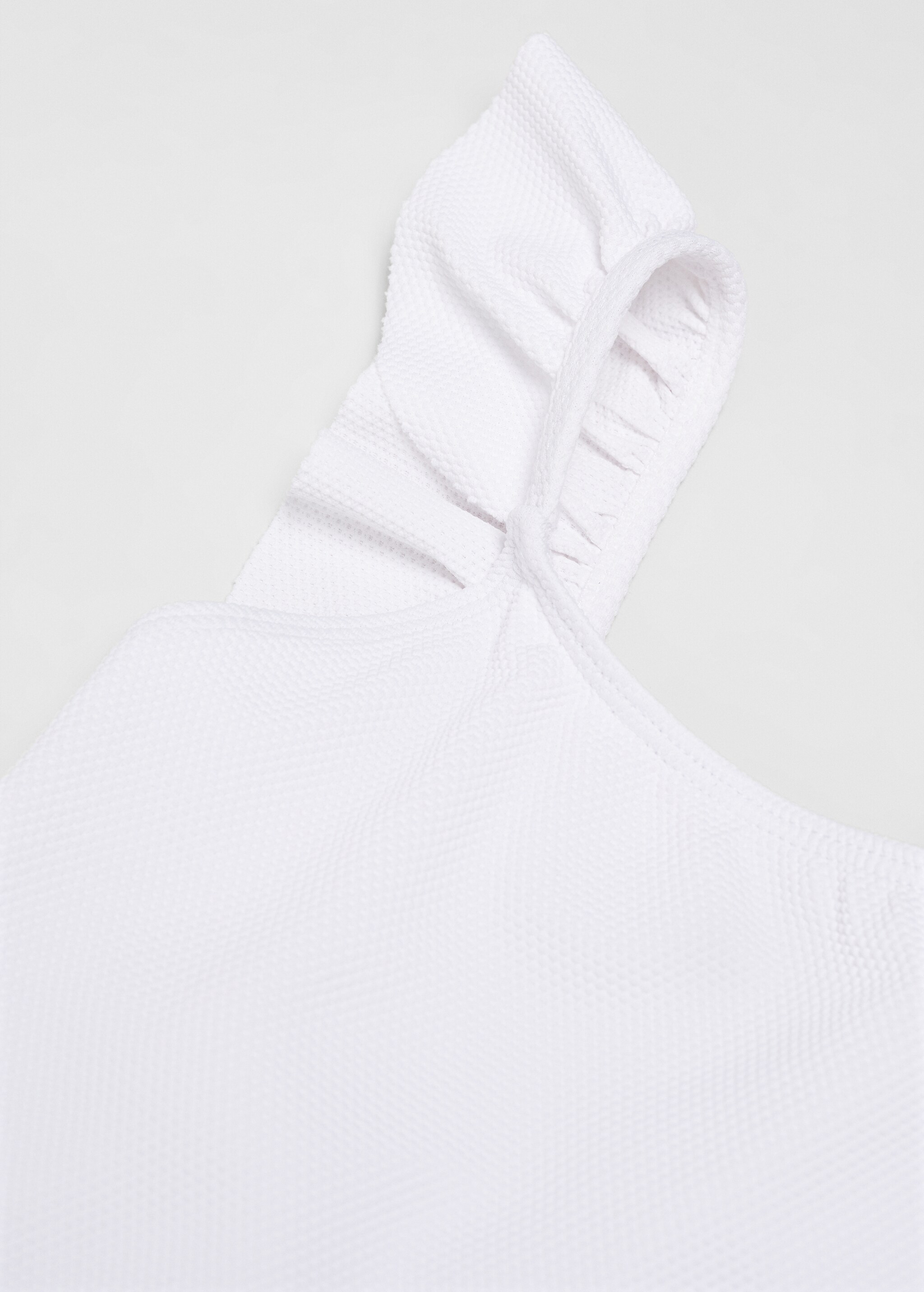 Texture ruffle swimsuit - Details of the article 8