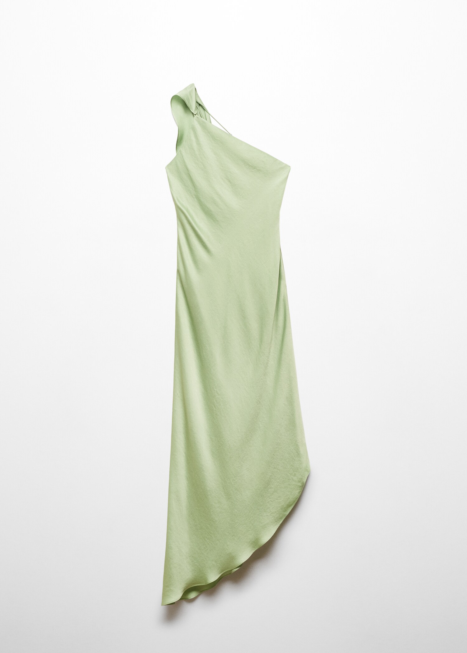 Kleid mit asymmetrischen Trägern - Damen | MANGO Deutschland