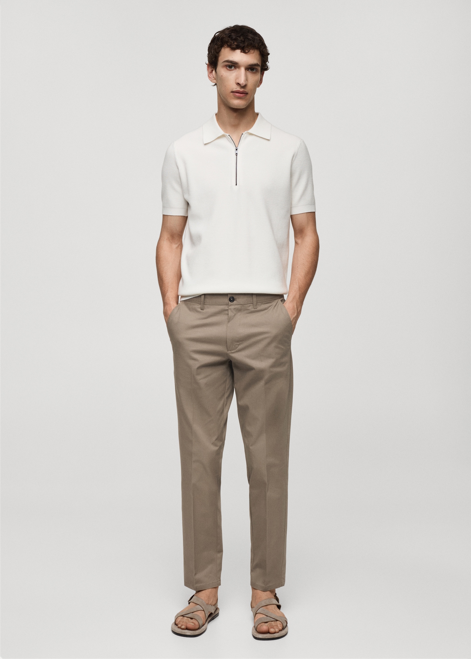Pantalon regular-fit coton - Plan général