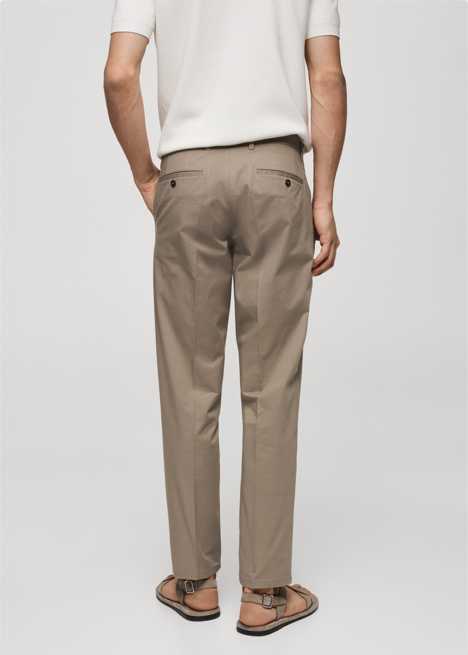 Pantalon regular-fit coton - Verso de l’article
