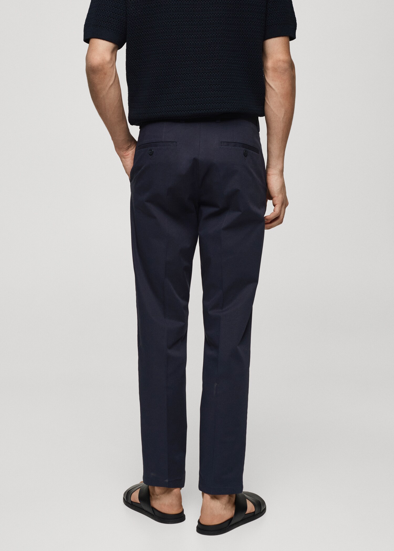Pantalon regular-fit coton - Verso de l’article