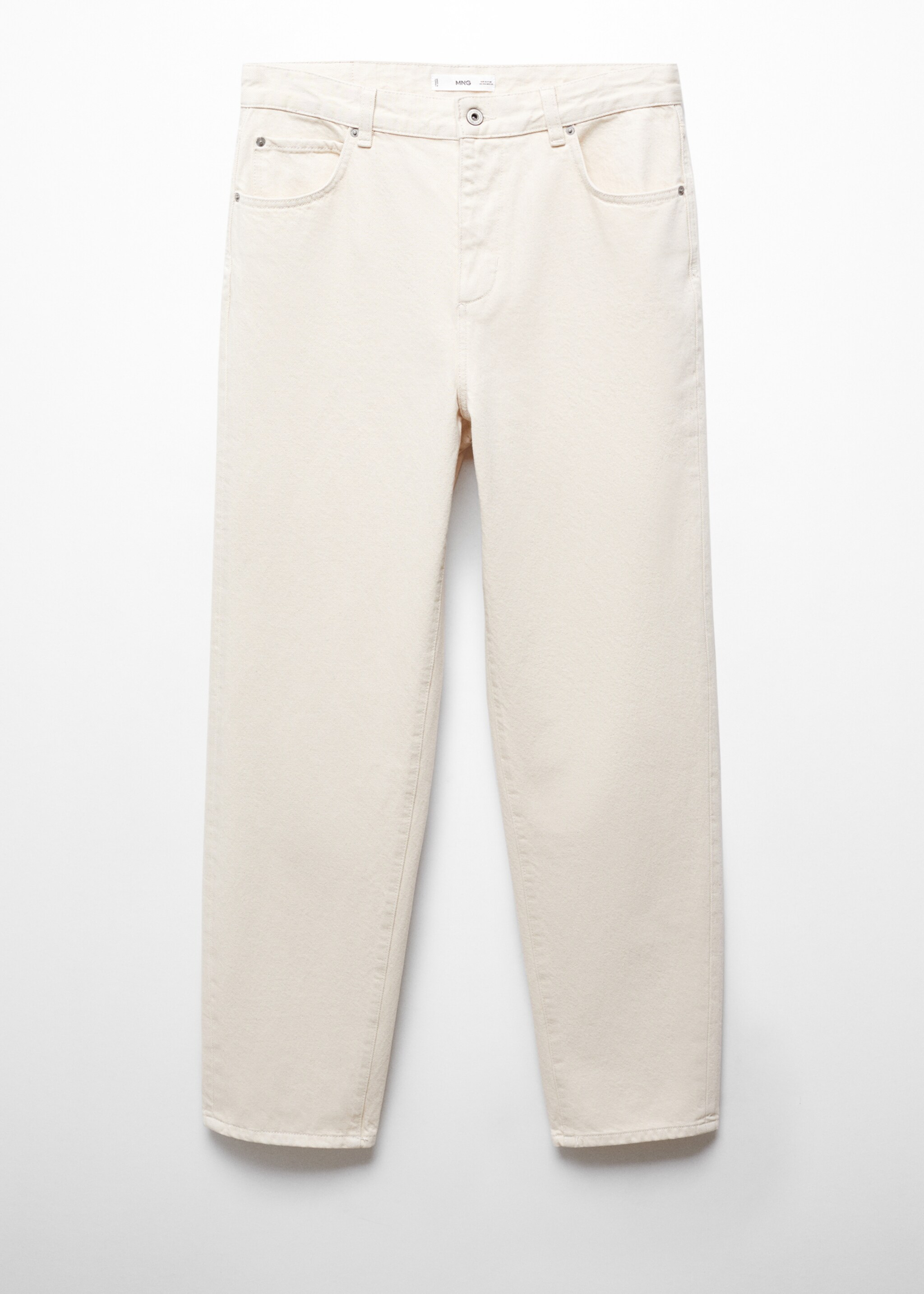 Relaxed-fit cotton jeans - Article without model