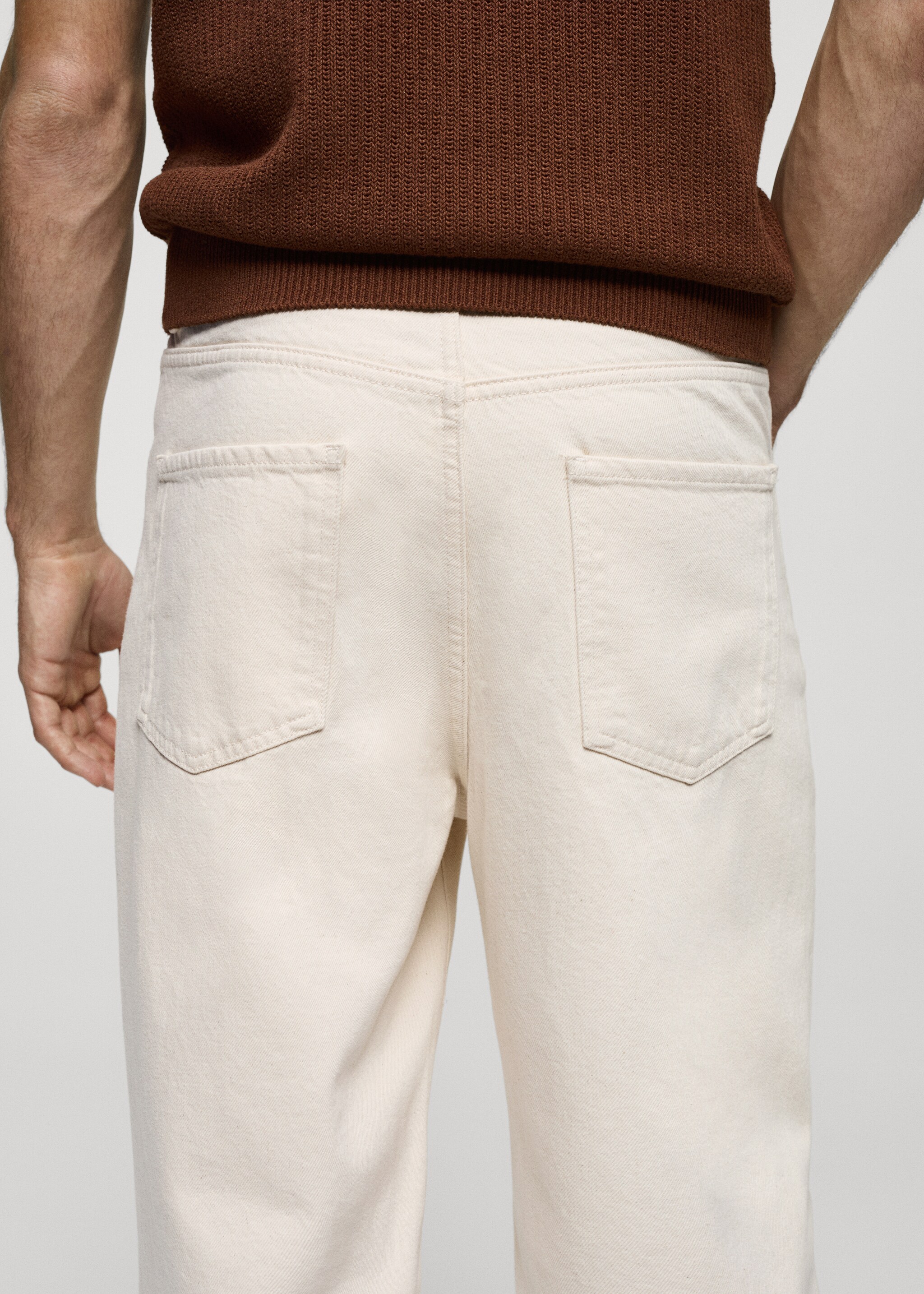 Relaxed-fit cotton jeans - Details of the article 4