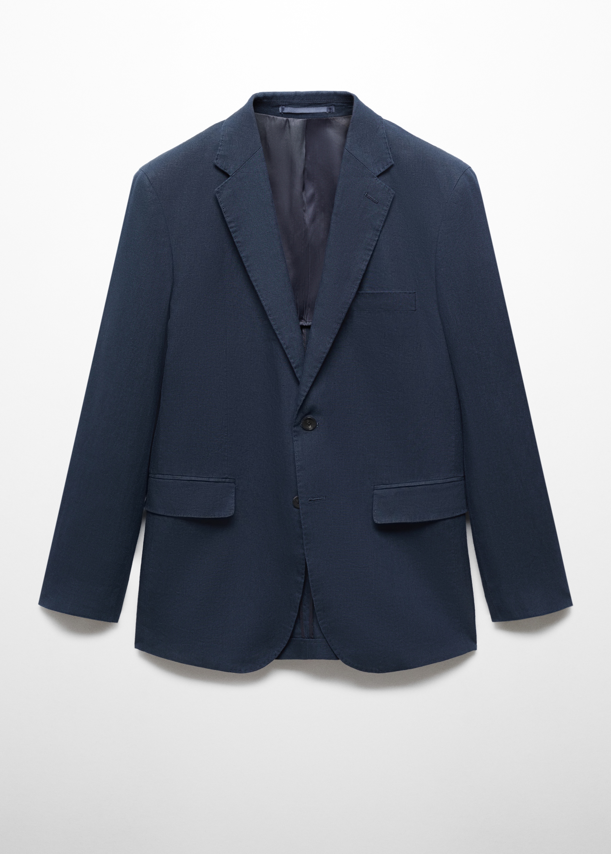 100% linen slim-fit suit jacket - Article without model