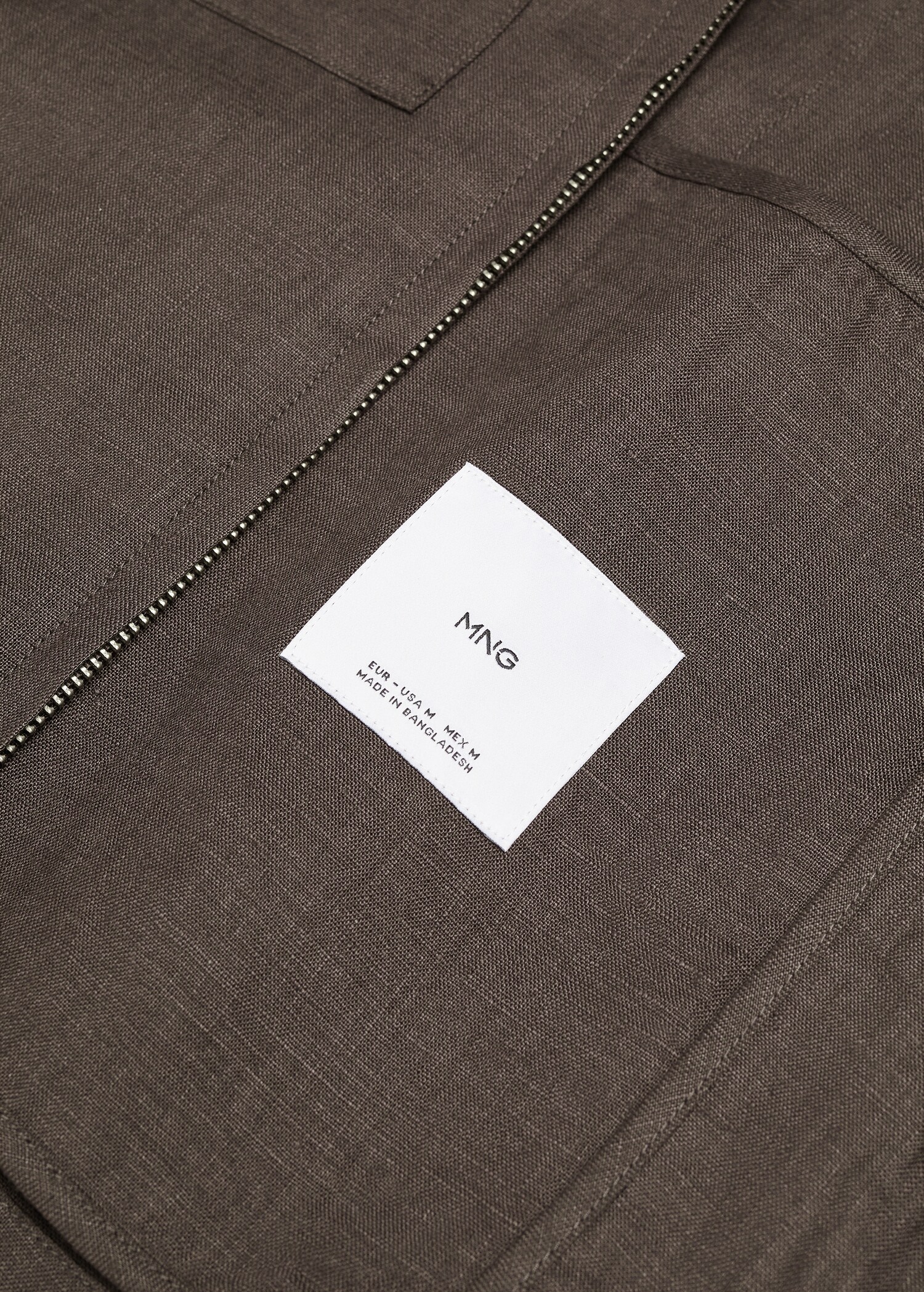 Sobrecamisa 100% lino bolsillos - Detalle del artículo 8