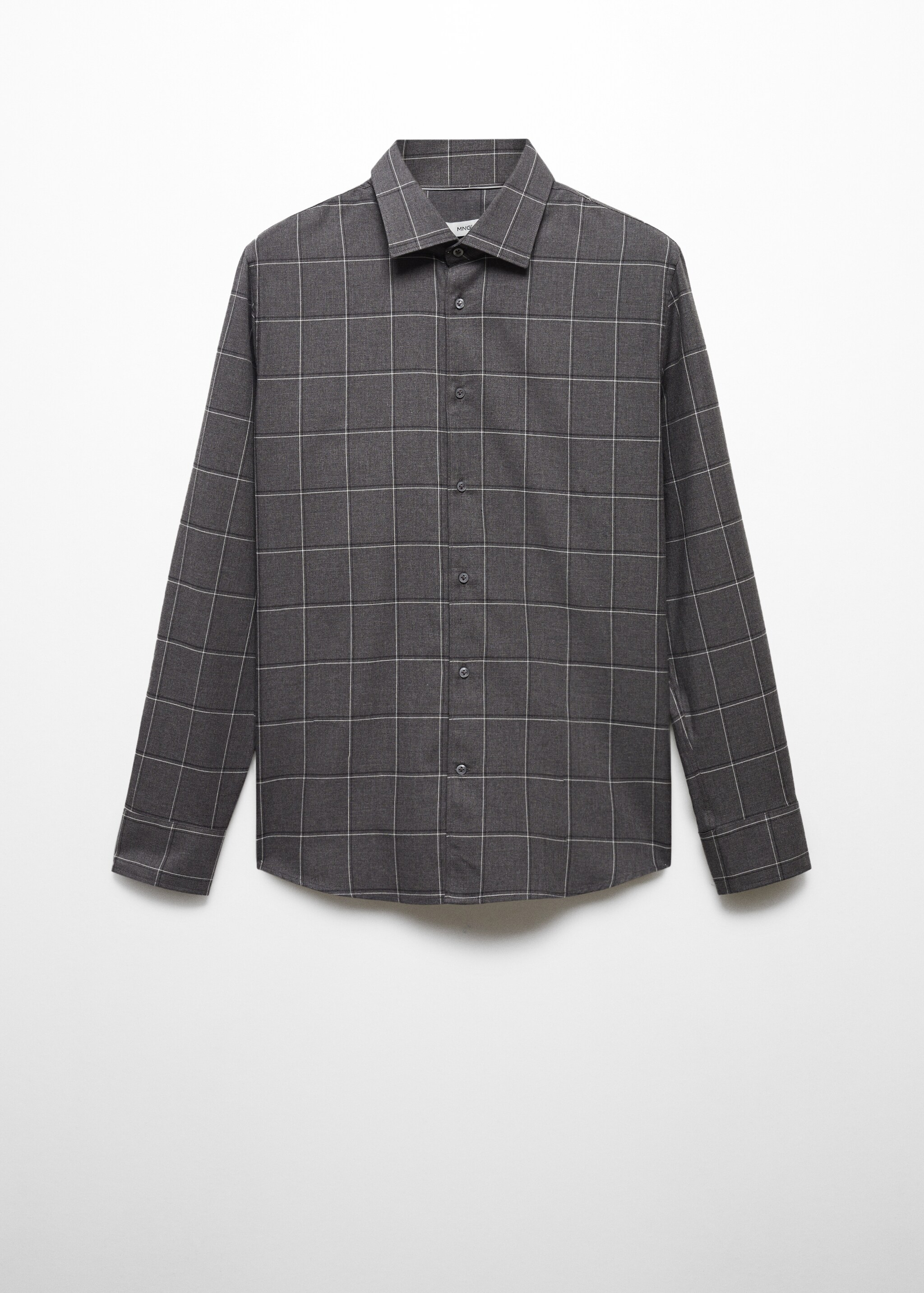 Check flannel cotton shirt - Article without model