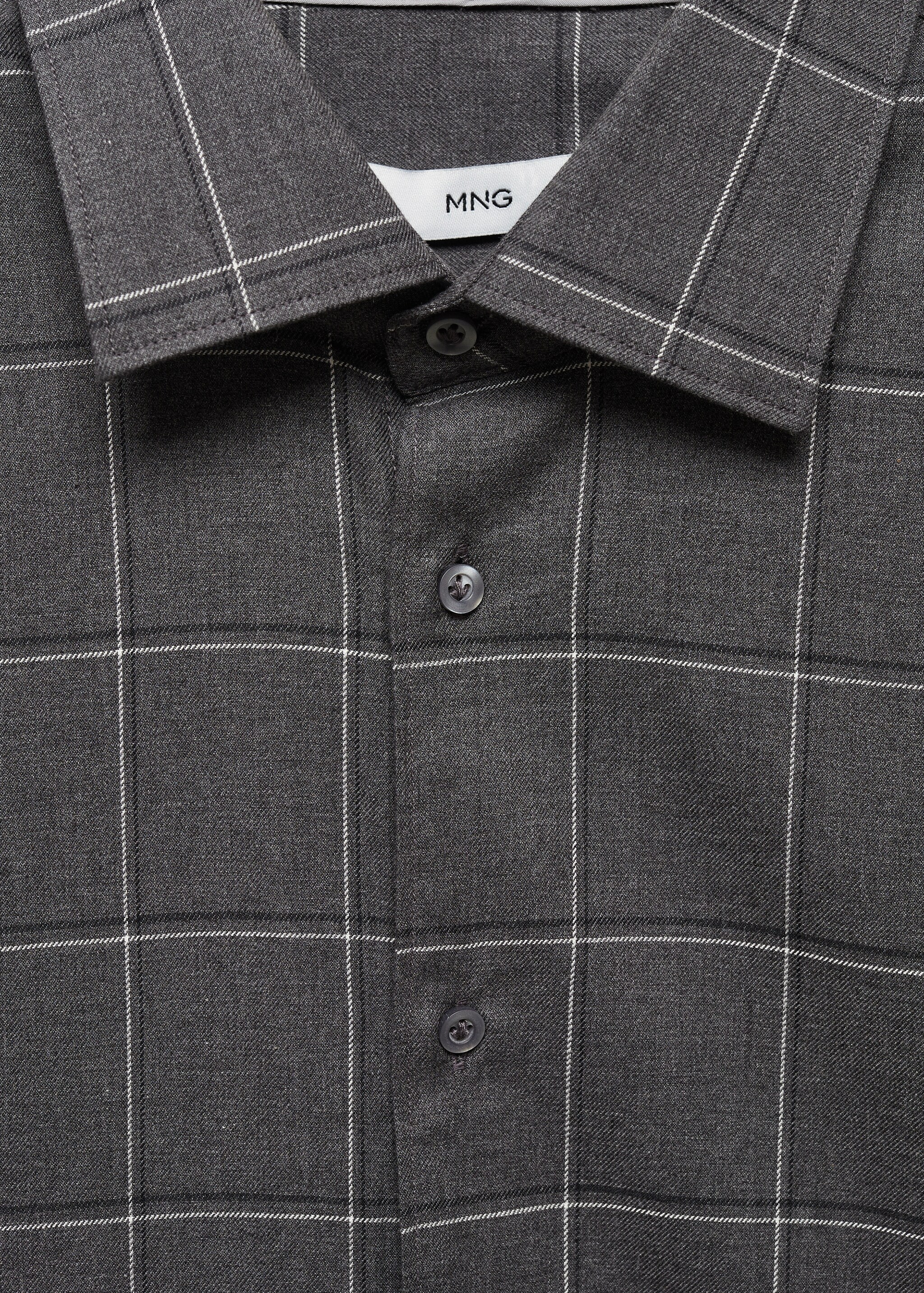 Check flannel cotton shirt - Details of the article 8