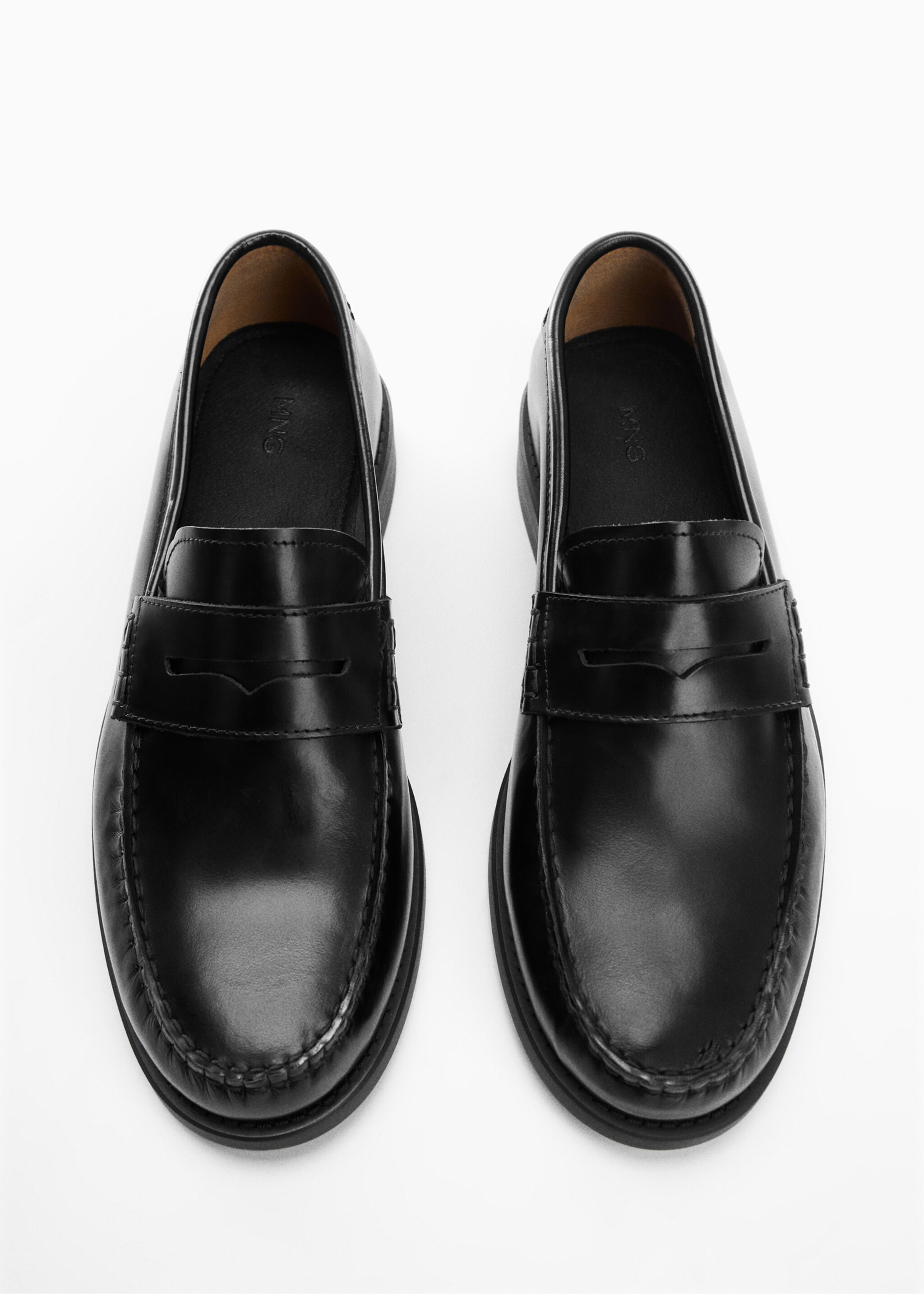 Aged-leather loafers - Details of the article 3