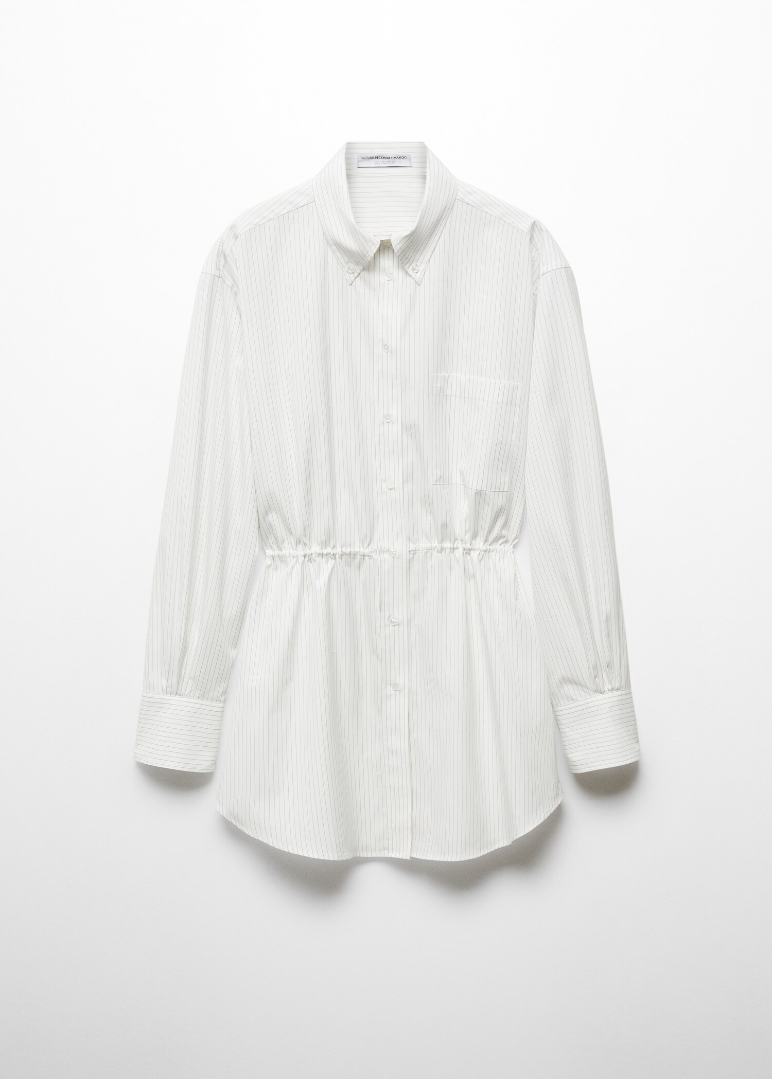 Shirt with gathered back opening - Article without model