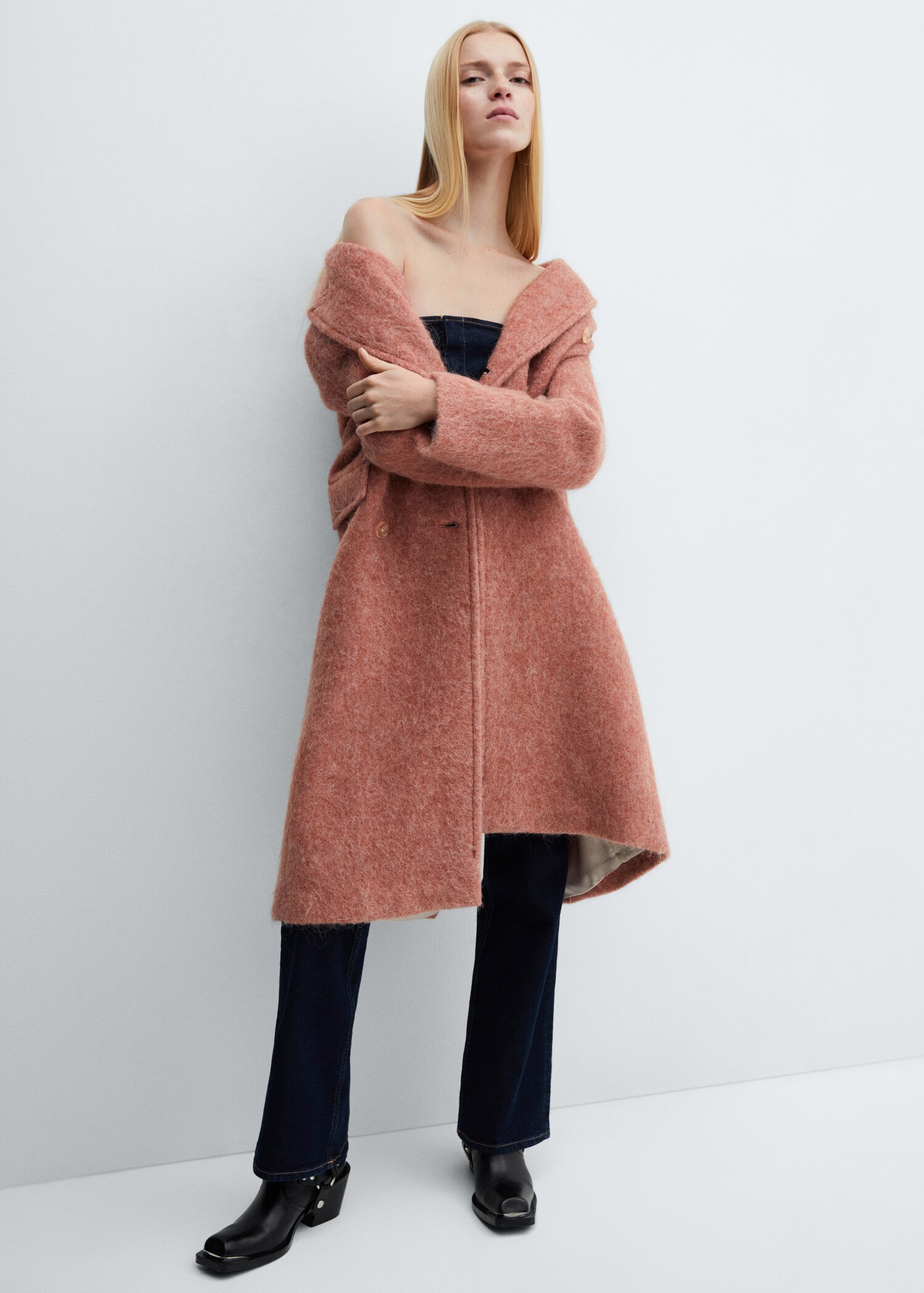 Manteau en laine à double boutonnage - Détail de l'article 2