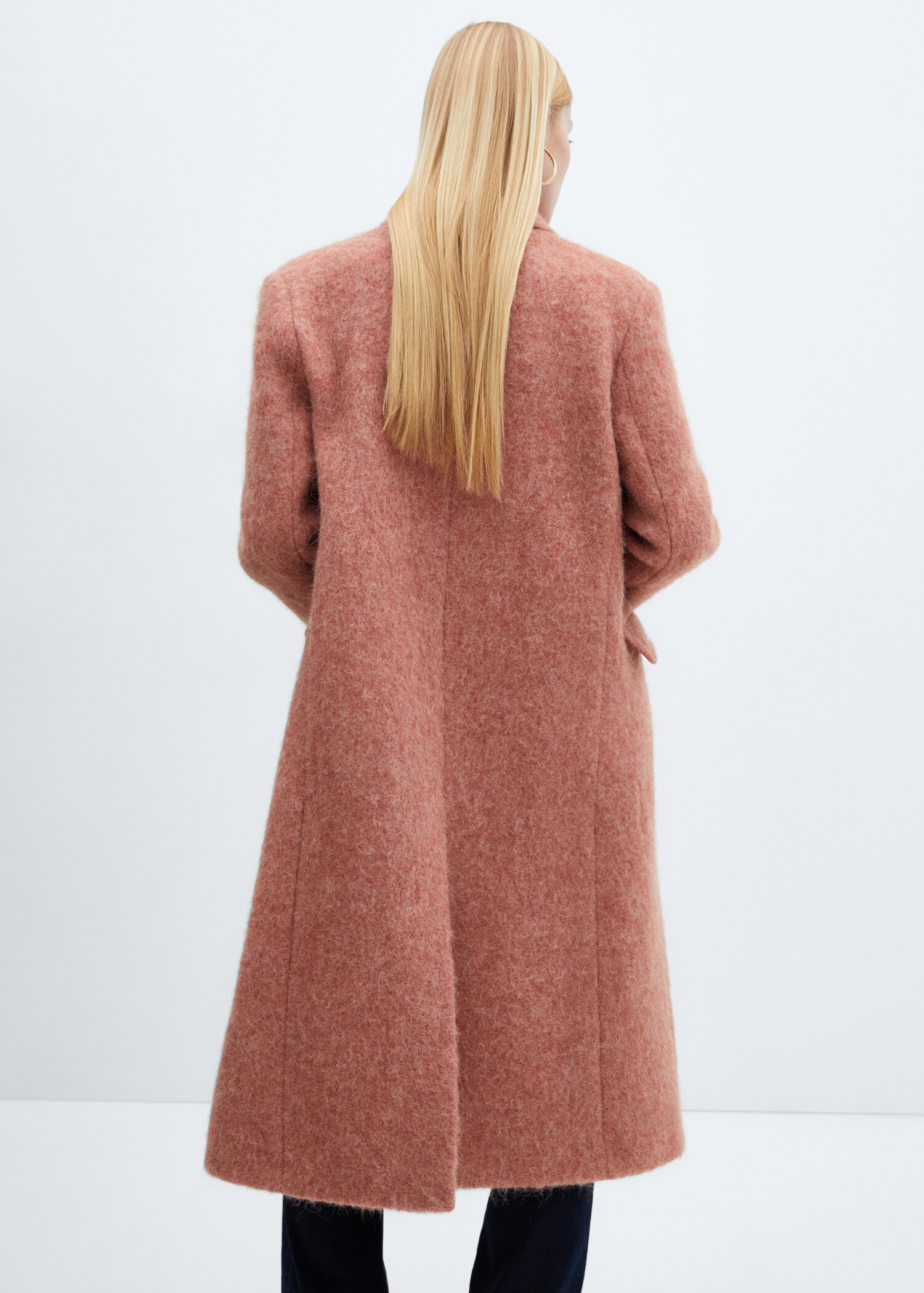 Manteau en laine à double boutonnage - Verso de l’article