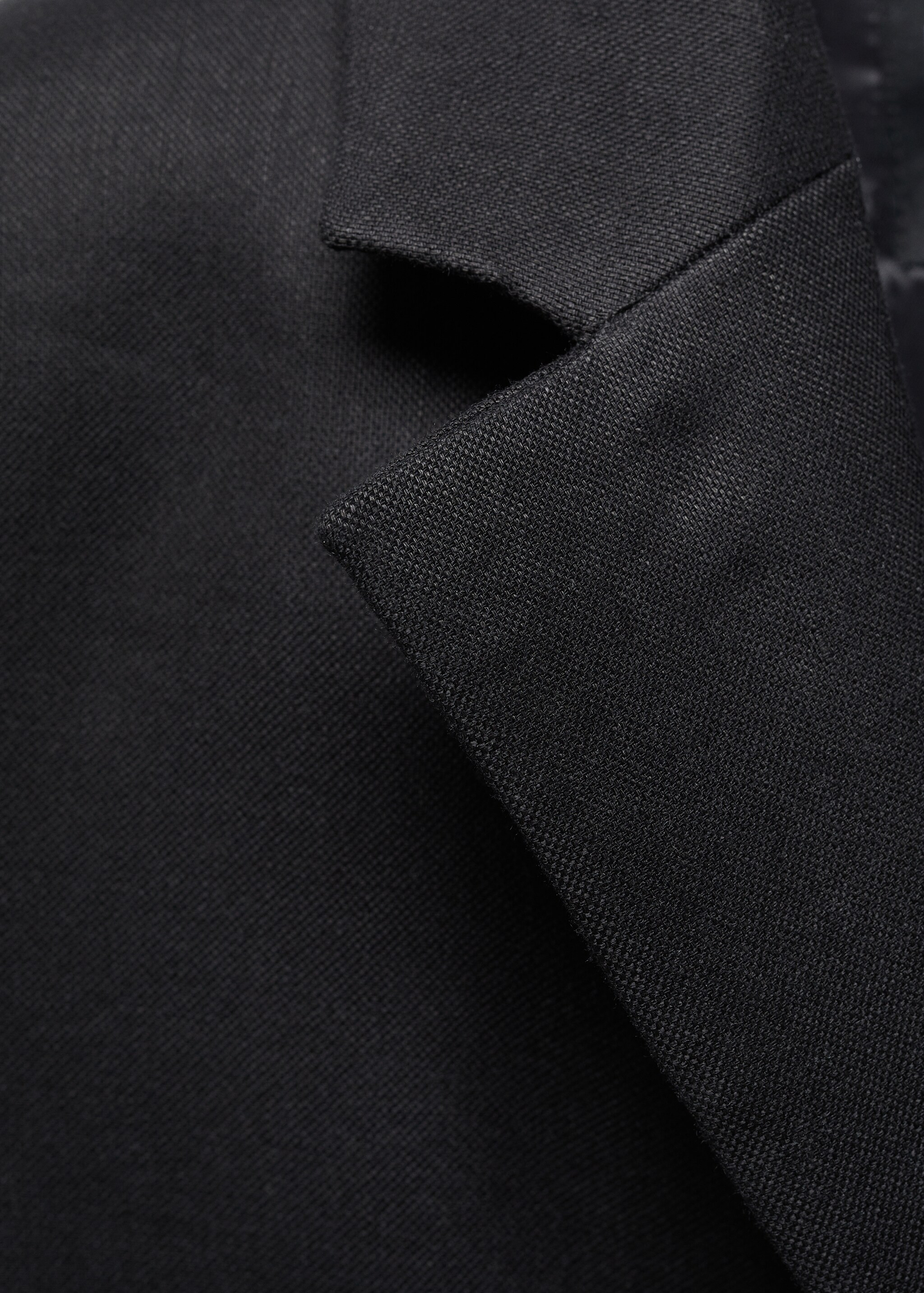 Linen button blazer - Details of the article 8