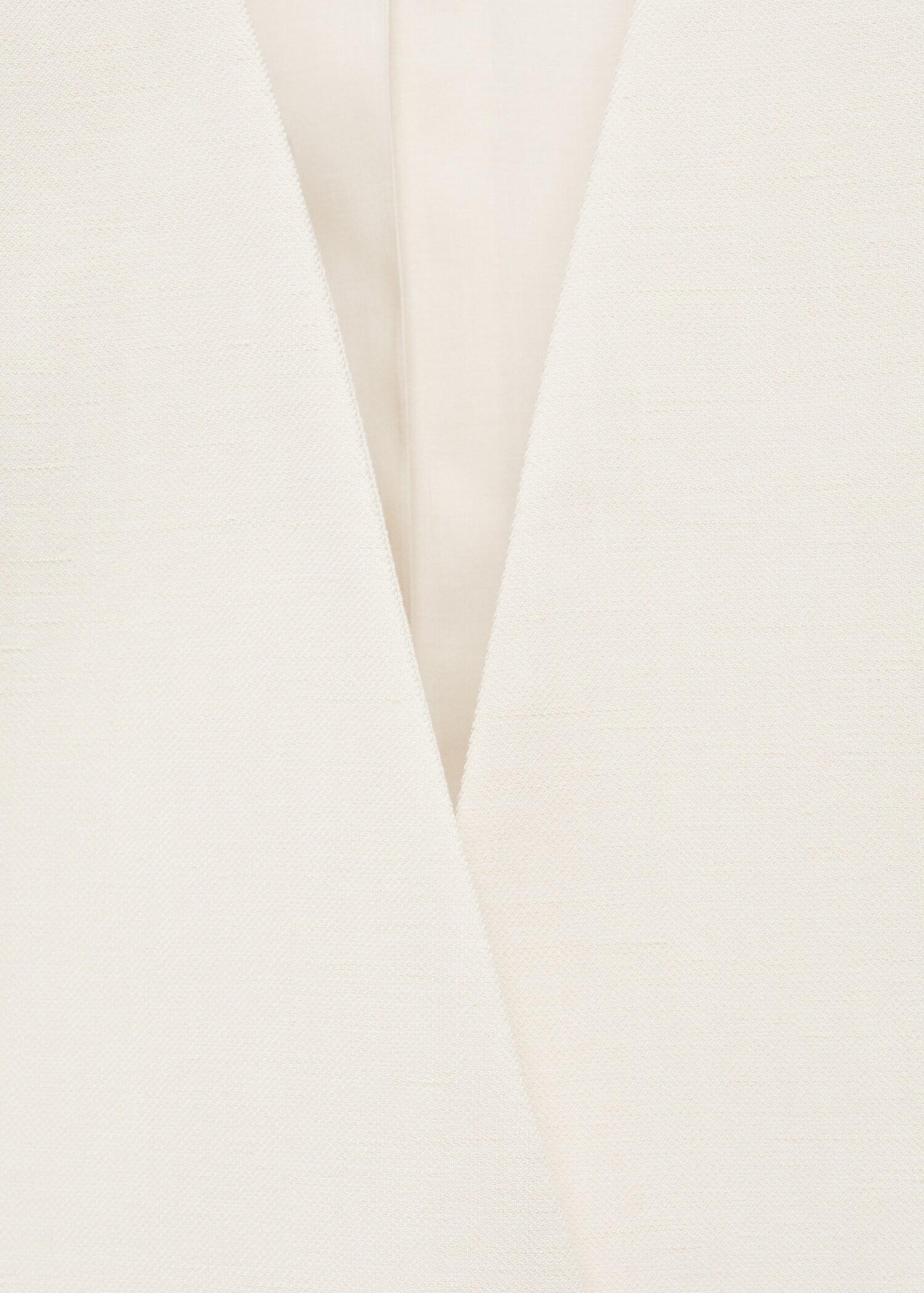 Suit jacket without lapels - Details of the article 0
