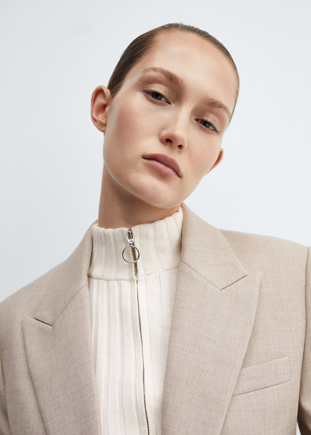 Cropped blazer with button - Women | MANGO Kosovo