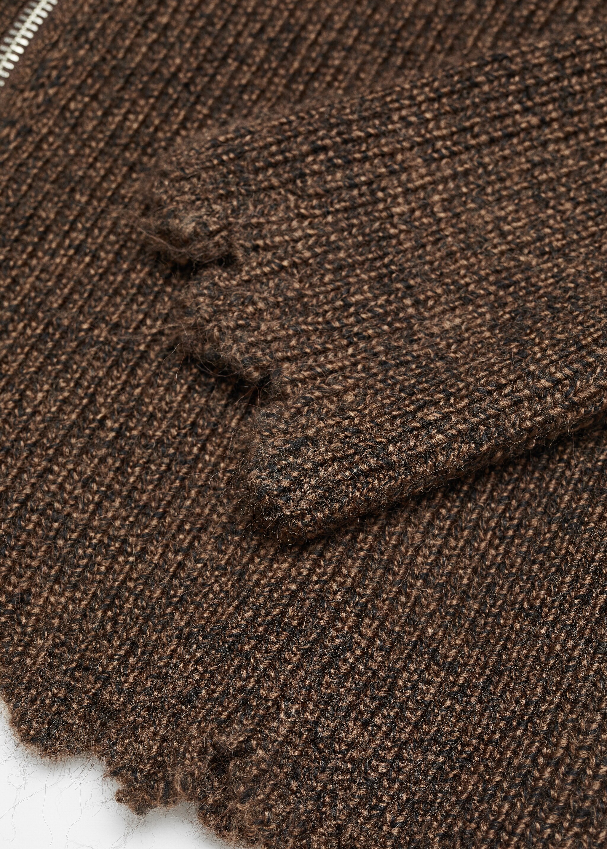 Zipped knit cardigan - Details of the article 8