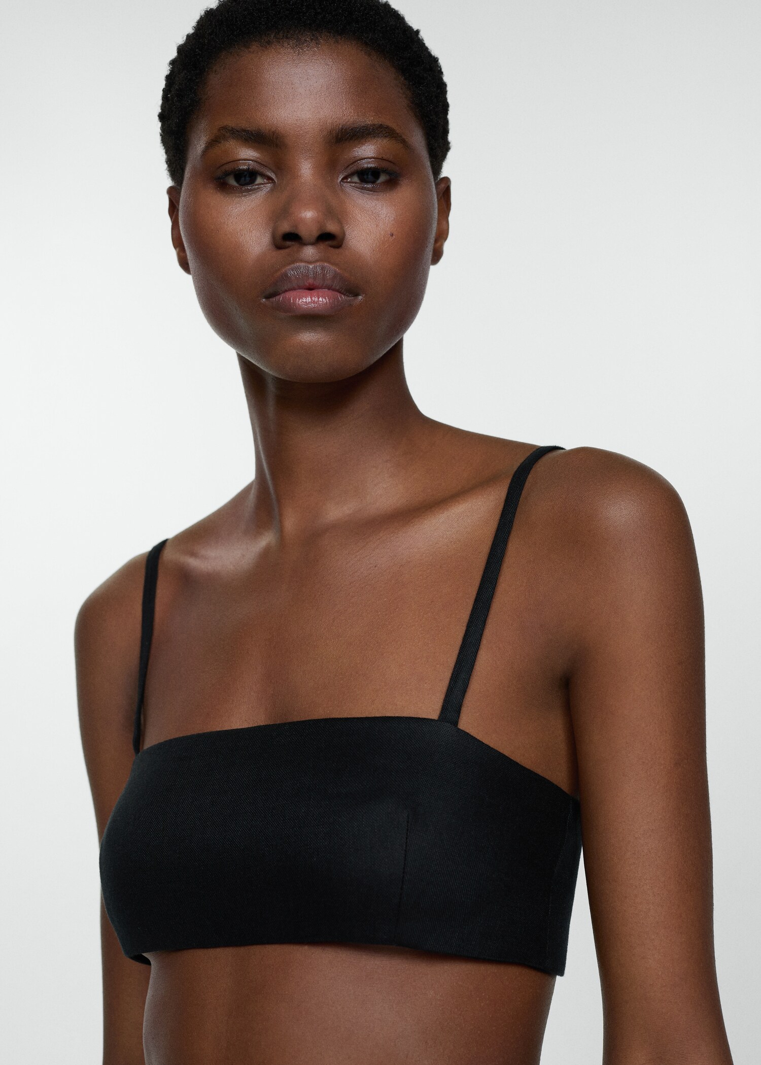 Leinen Crop Top - Detail des Artikels 1