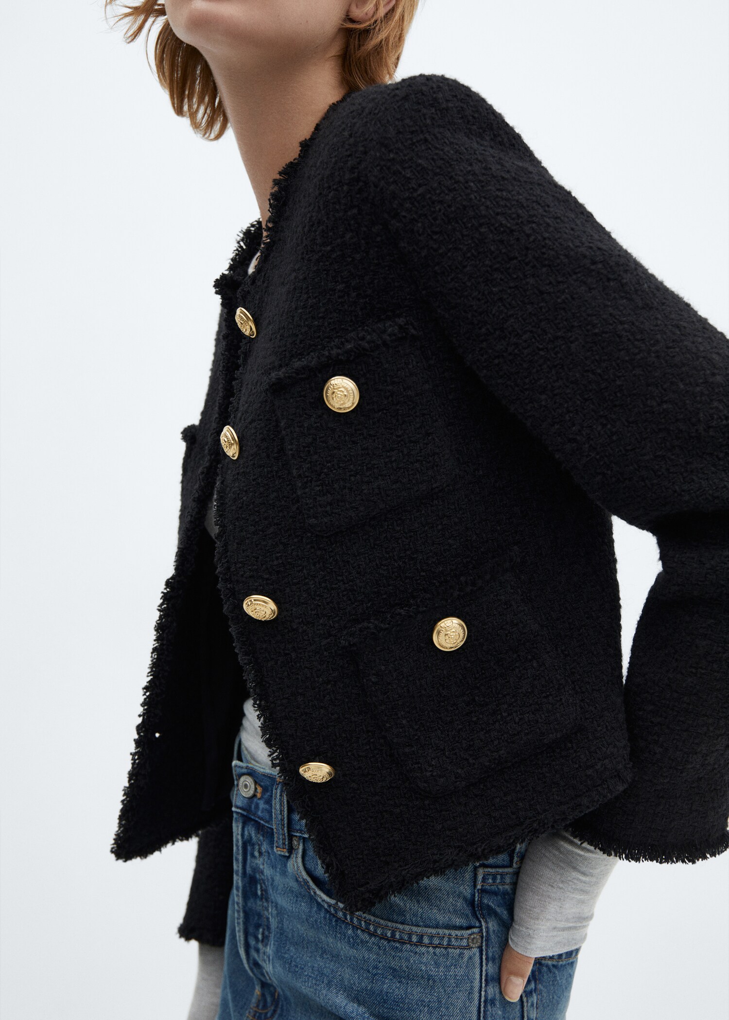 Pocket tweed jacket - Details of the article 2