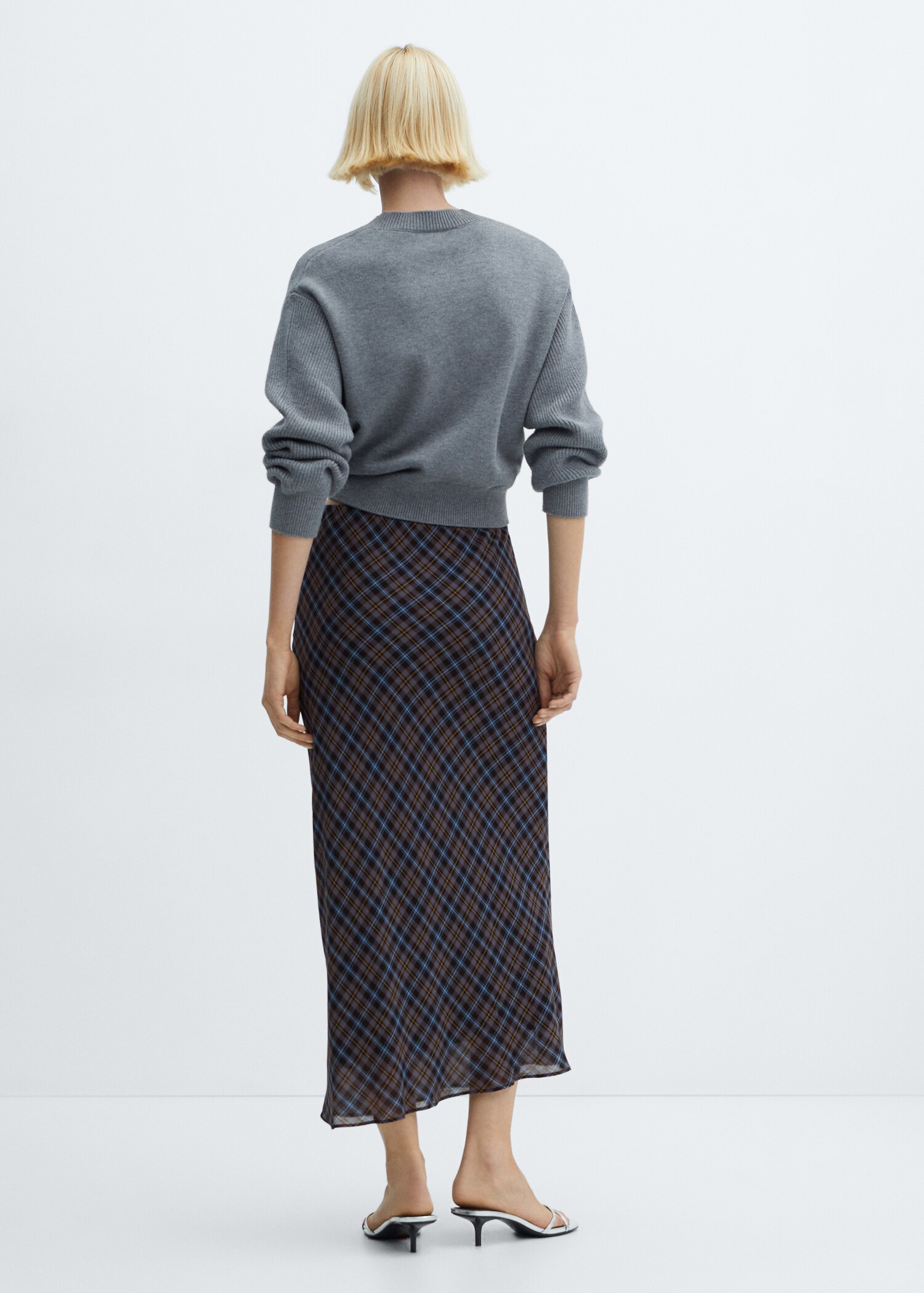 Jupe longue carreaux - Verso de l’article