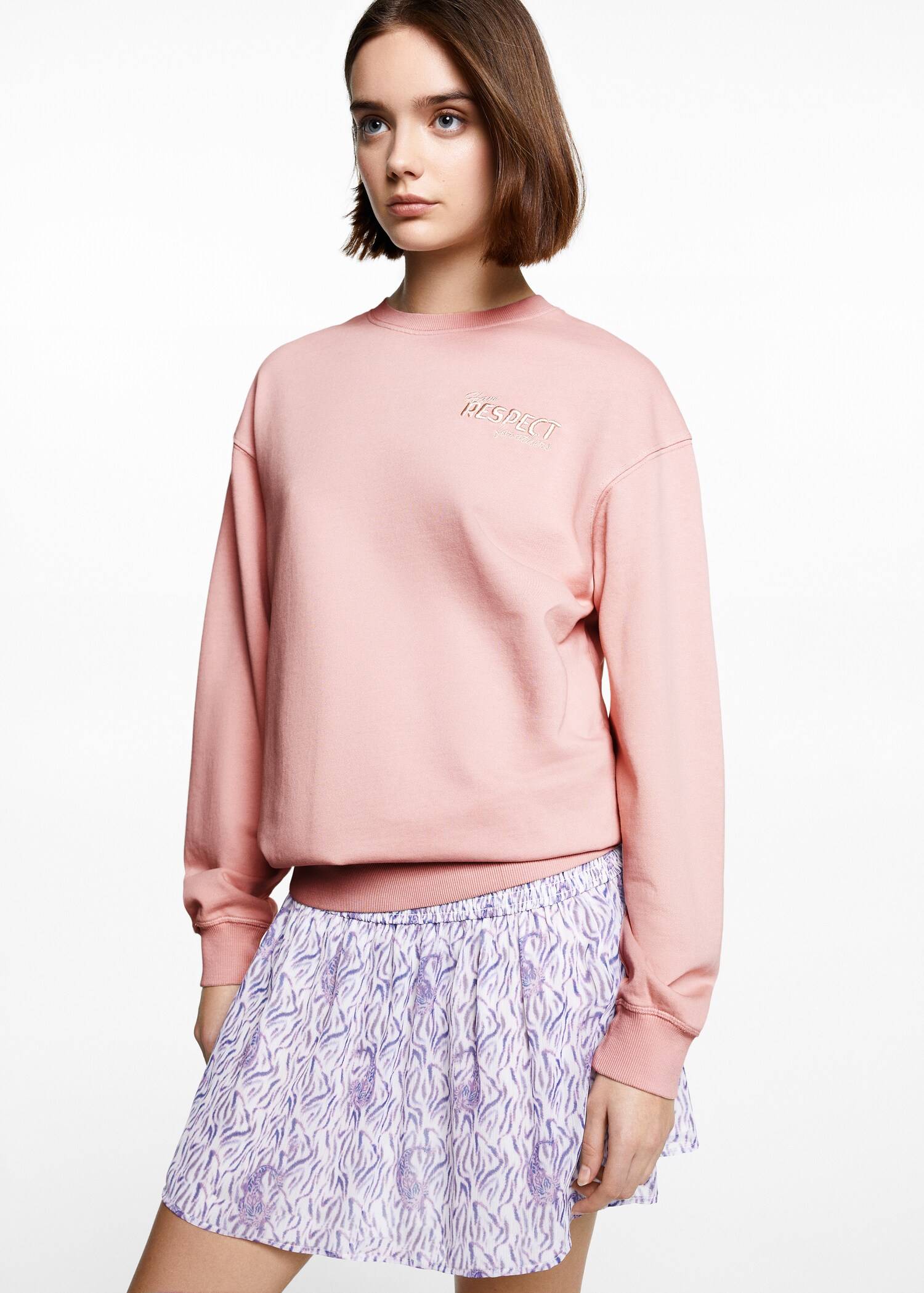 Unisex message sweatshirt - Medium plane