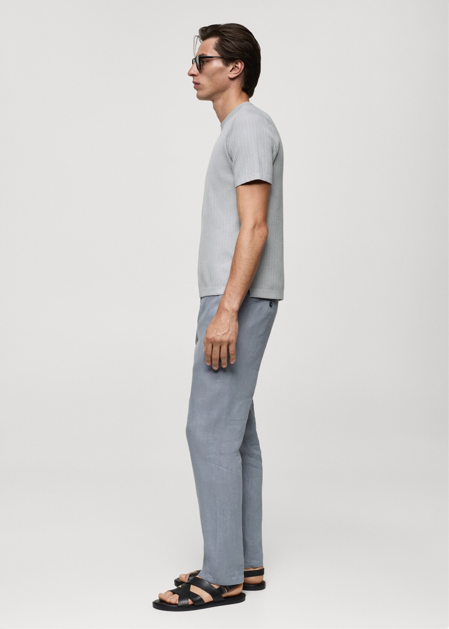 Ribbed  knit t-shirt - Details of the article 2