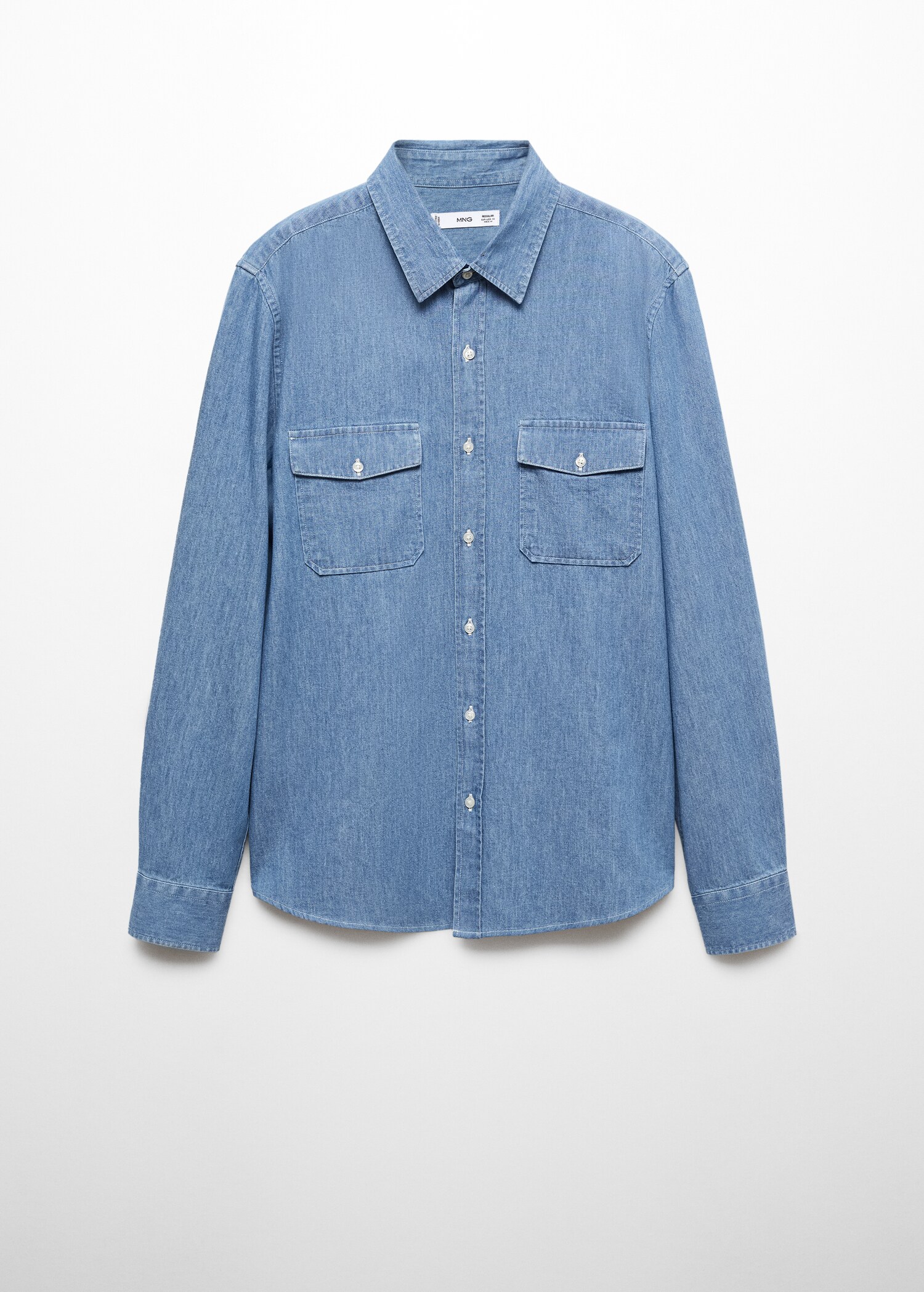 Denim-Overshirt mit Taschen - Artikel ohne Model