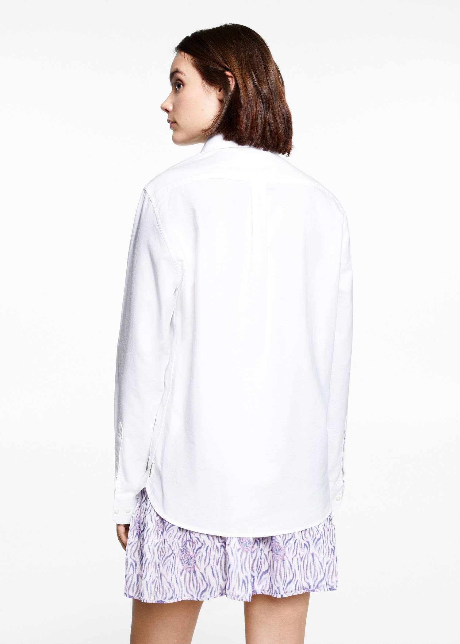 Chemise oxford unisexe - Verso de l’article