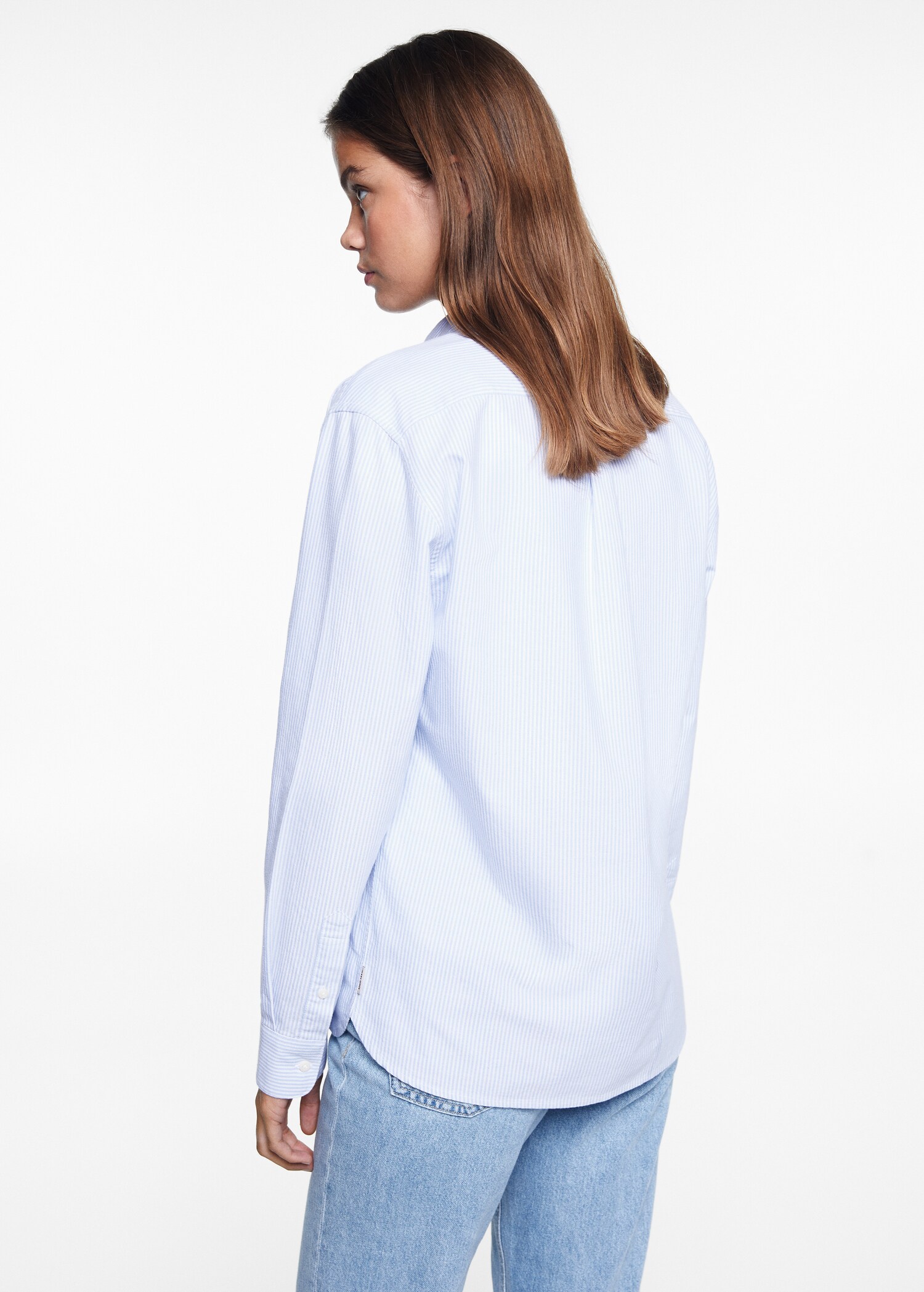 Chemise oxford unisexe - Verso de l’article