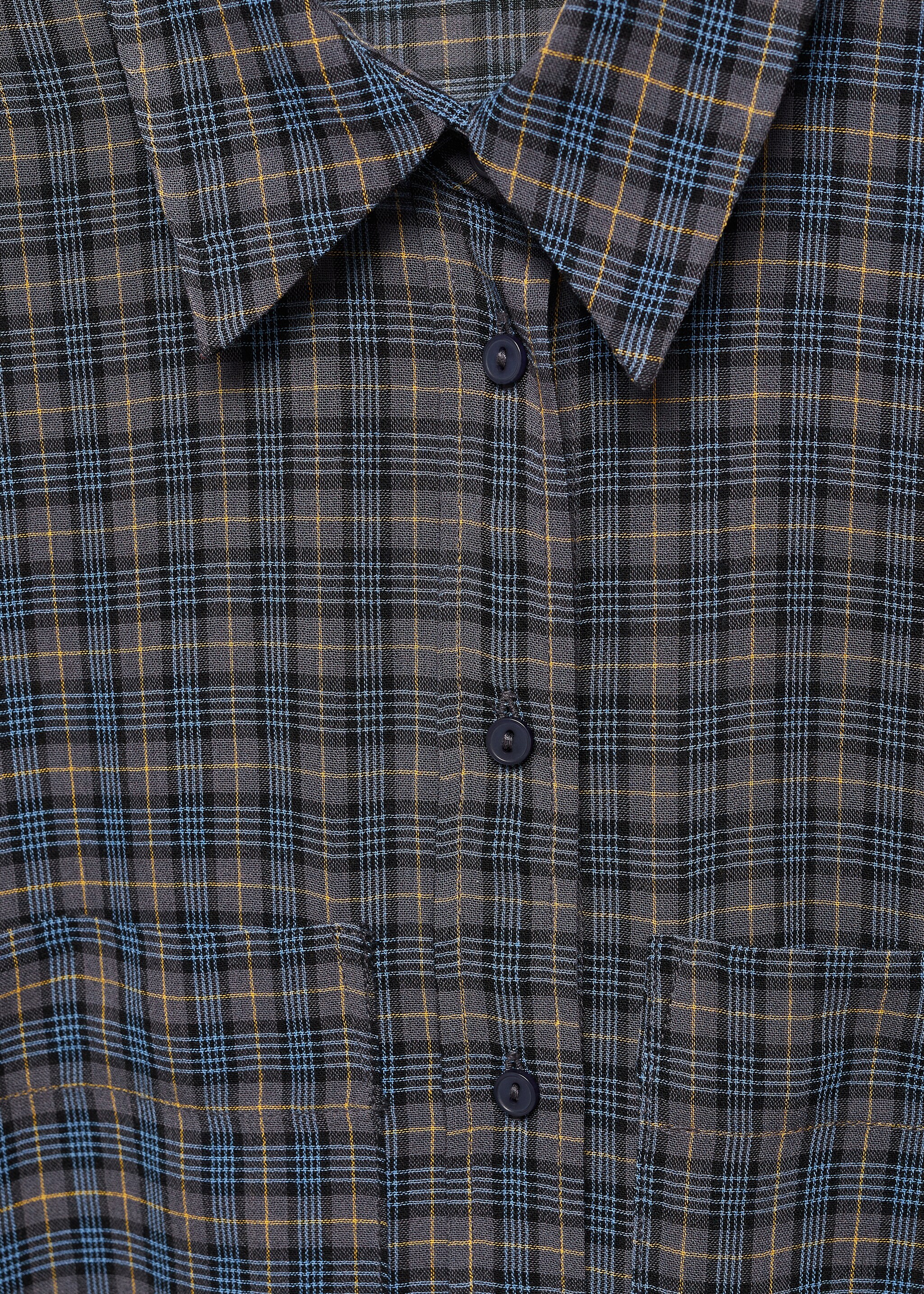 Oversize check shirt - Details of the article 8