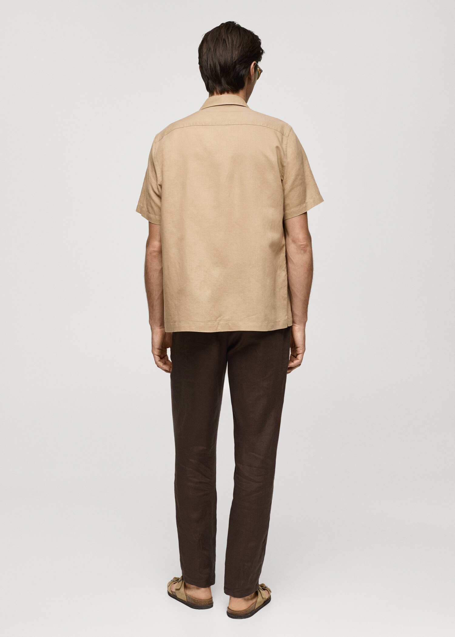 Chemise regular-fit lin poche - Verso de l’article