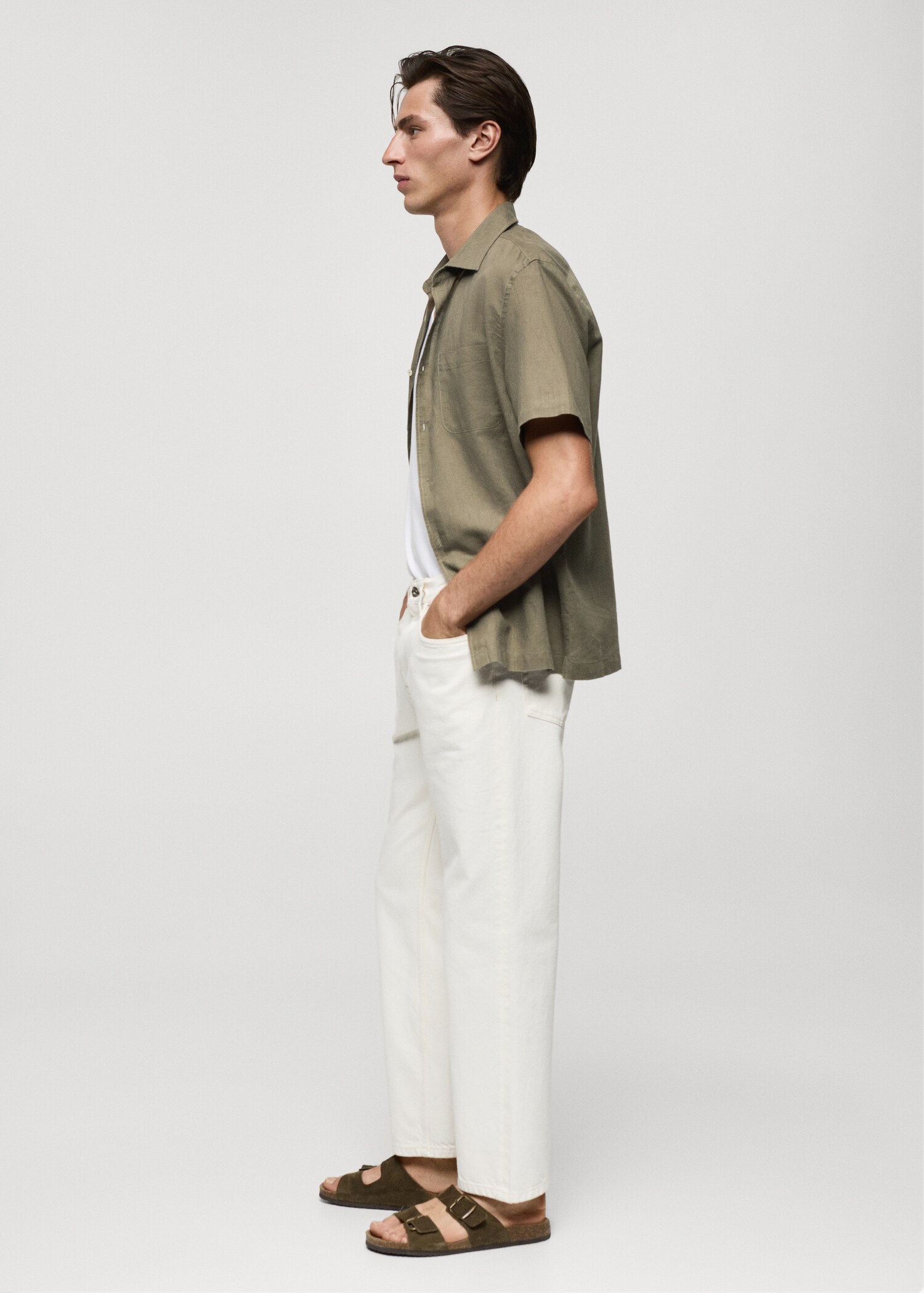 Chemise regular-fit lin poche - Détail de l'article 2