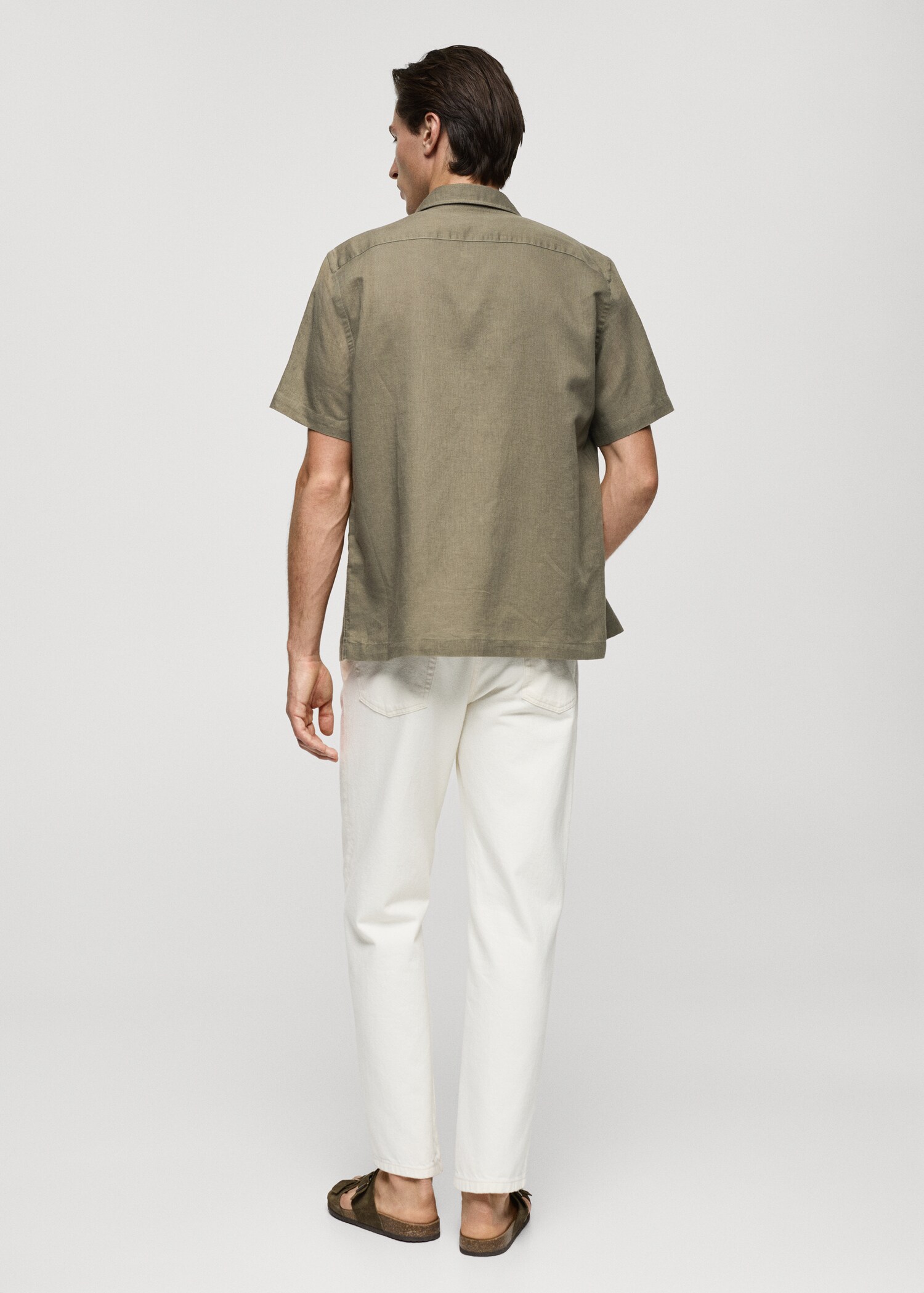 Chemise regular-fit lin poche - Verso de l’article