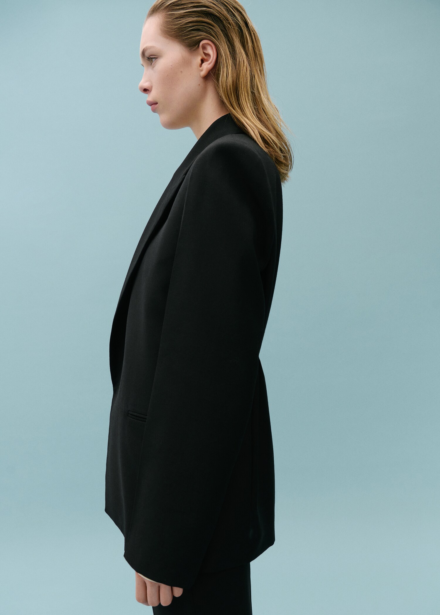 Wool-blend suit blazer - Details of the article 2