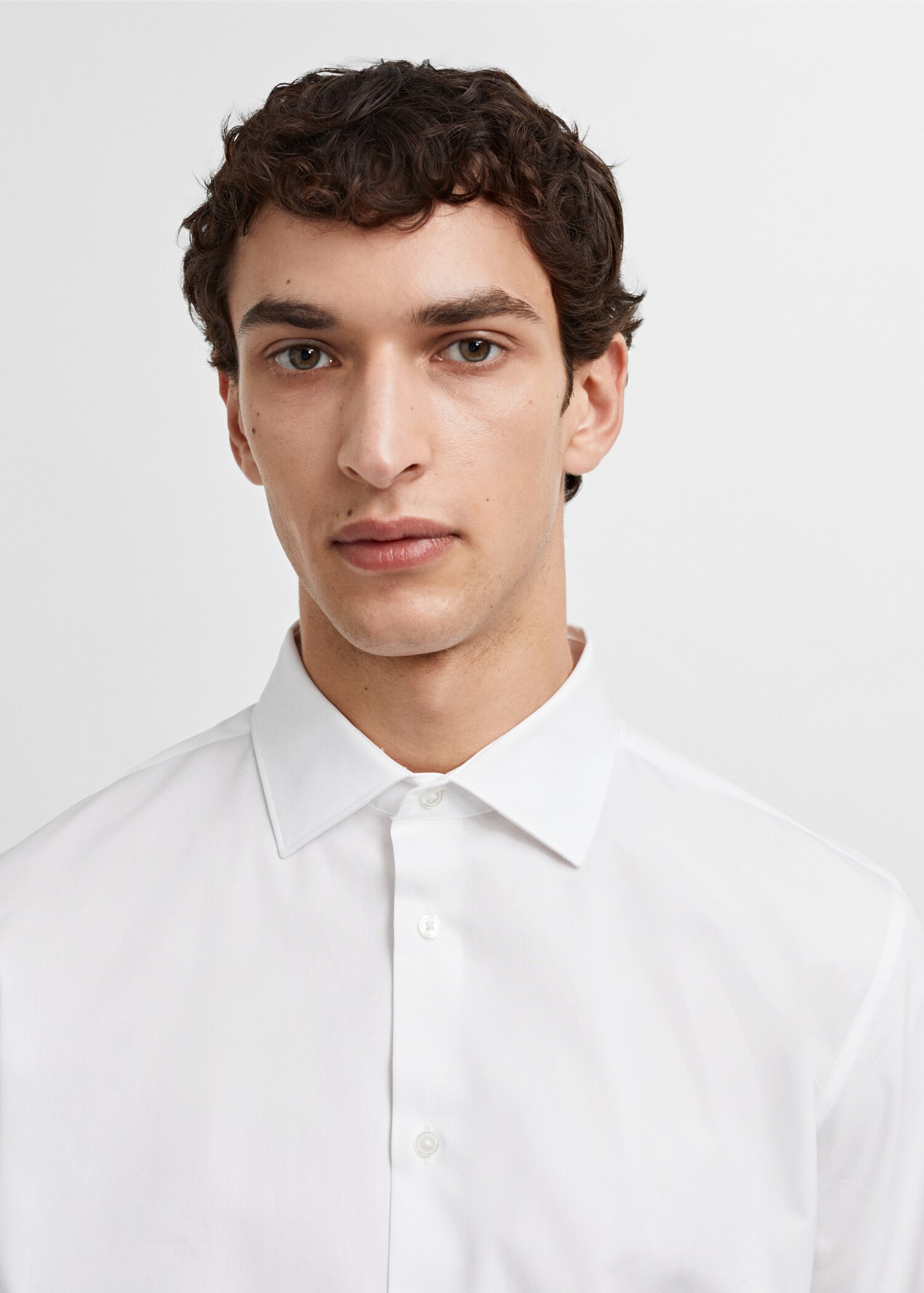Chemise costume slim-fit popeline coton - Détail de l'article 1