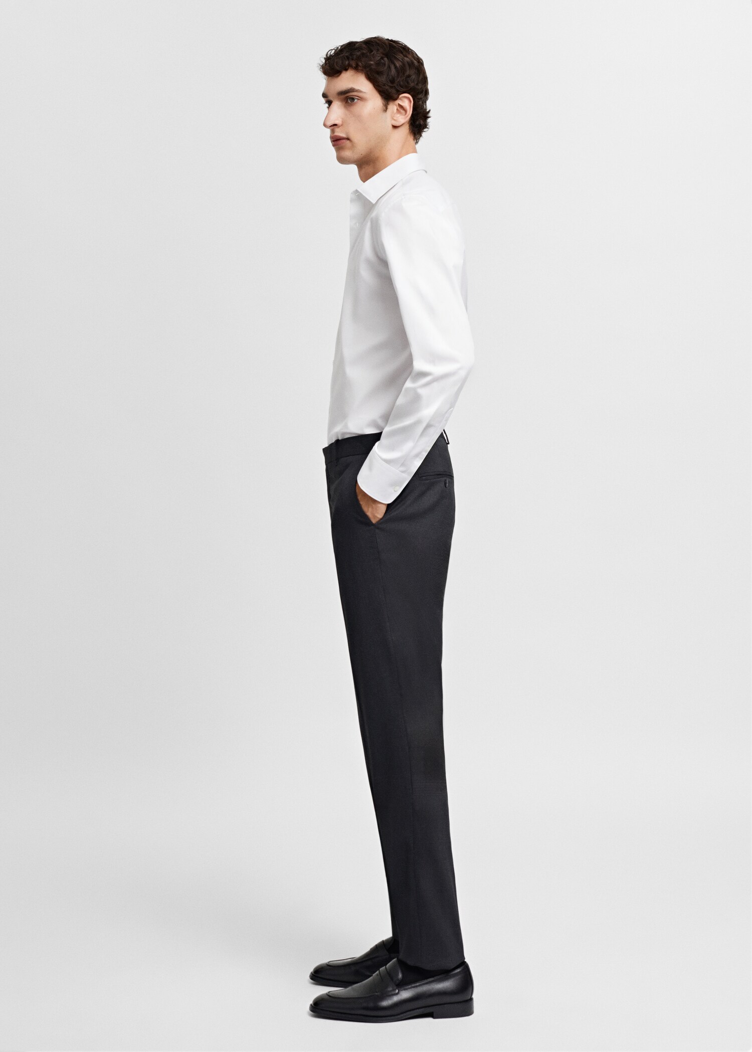 Chemise costume slim-fit popeline coton - Détail de l'article 2