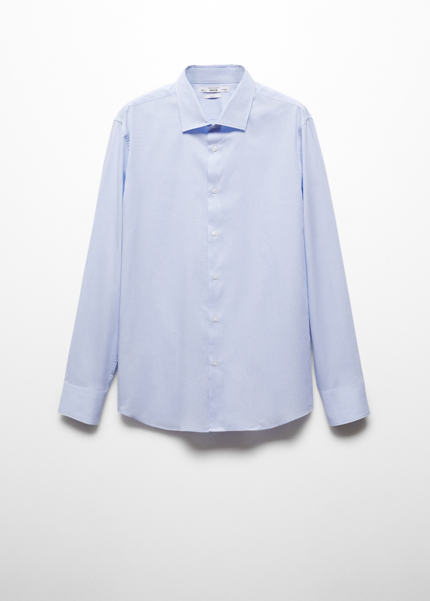 Chemise costume slim-fit popeline coton - Article sans modèle