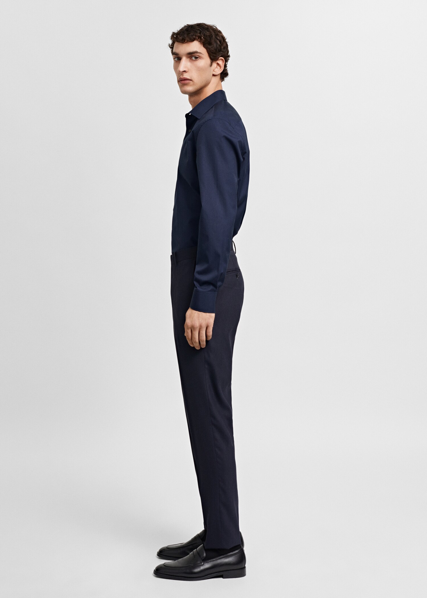 Chemise costume slim-fit popeline coton - Détail de l'article 2