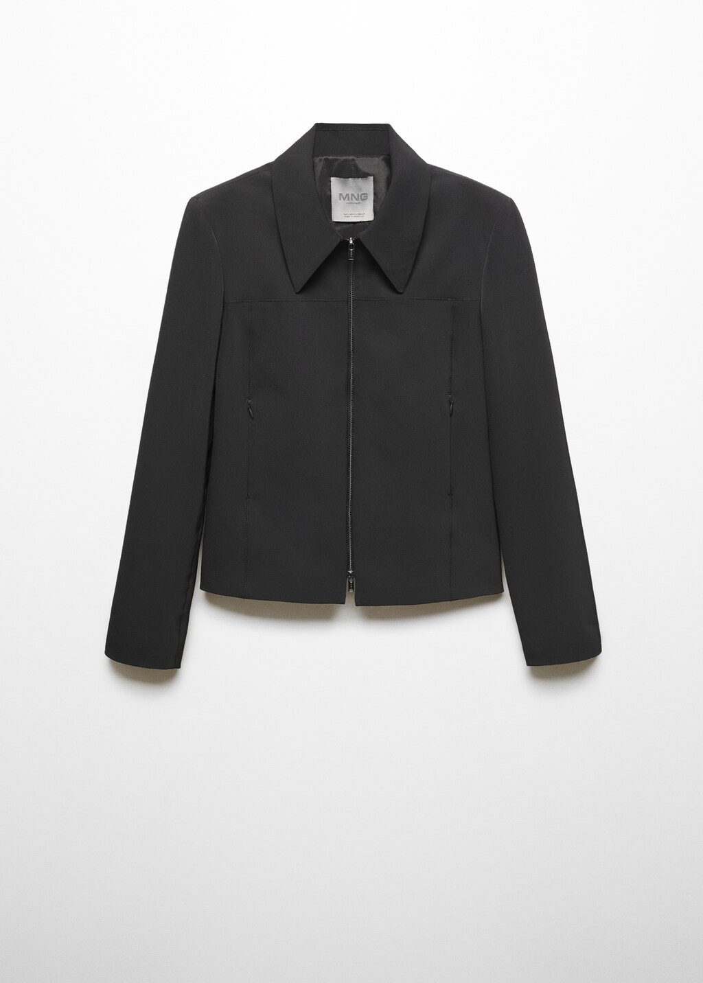 Zipper fitted jacket Women MANGO USA